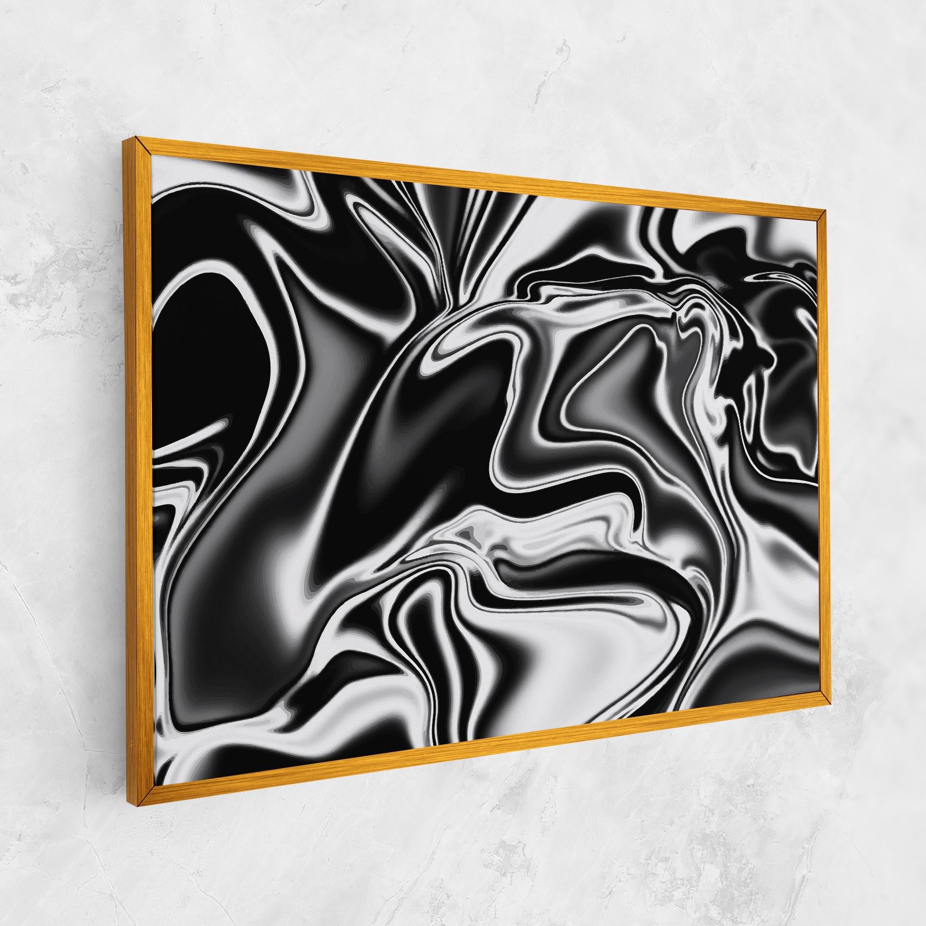 Tablou Canvas Silver Black Art mockup 1