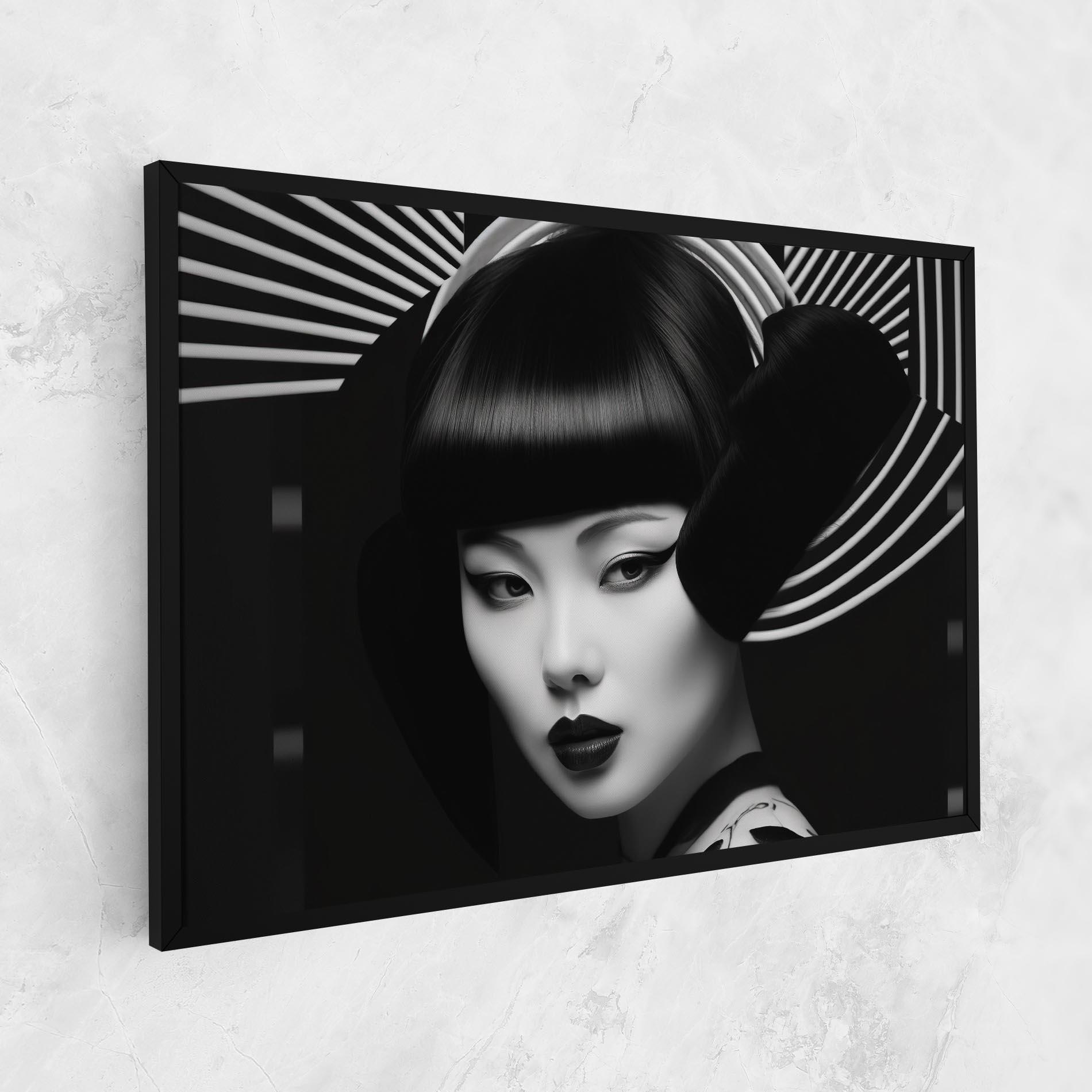 Tablou Canvas Abstract Asian Woman mockup 1