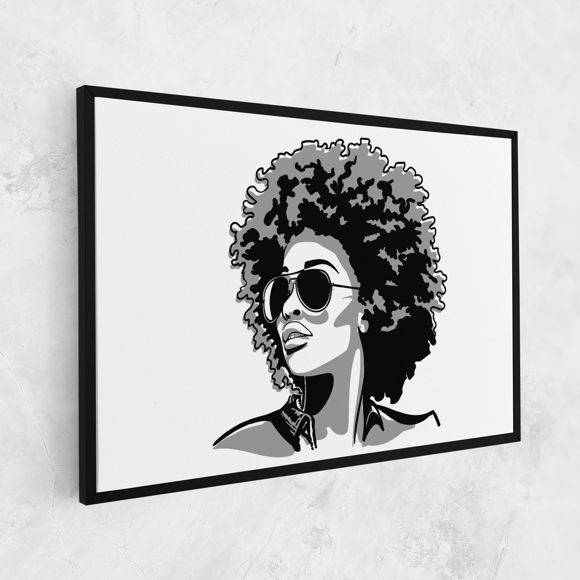 Tablou Canvas Black Grasses mockup 1