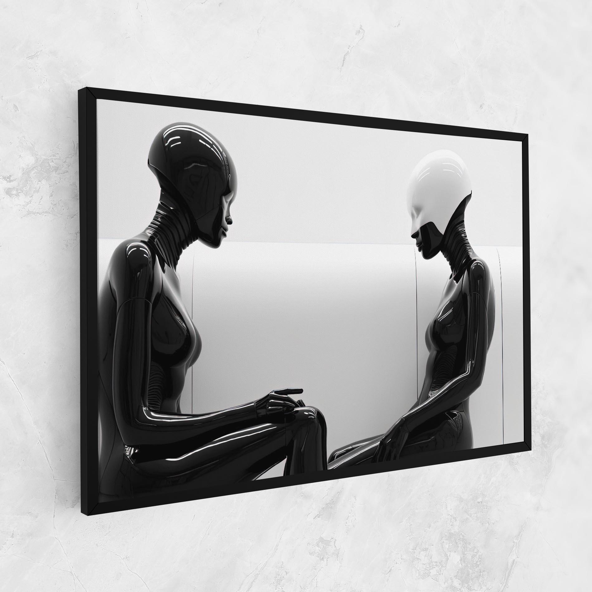 Tablou Canvas Black Mannequin mockup 1