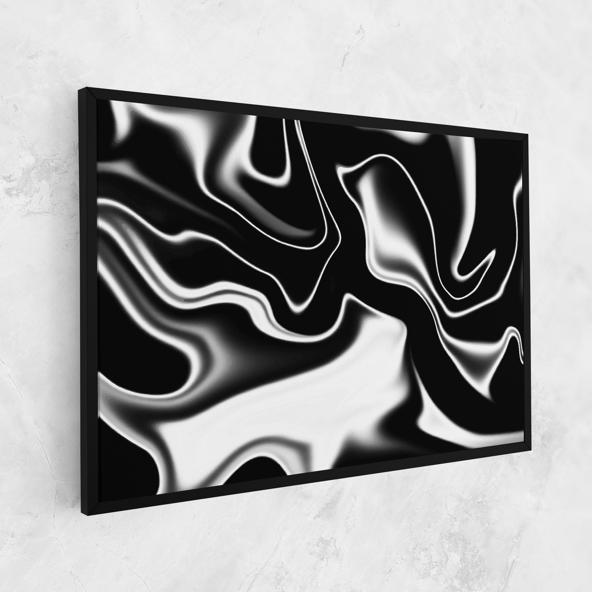 Tablou Canvas Black Metalic Art mockup 1