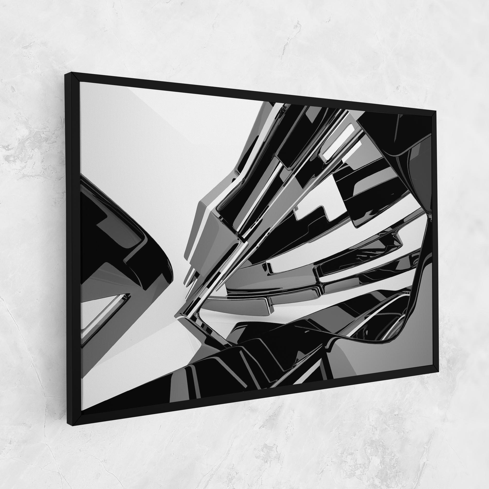 Tablou Canvas Black Sculpture mockup 1