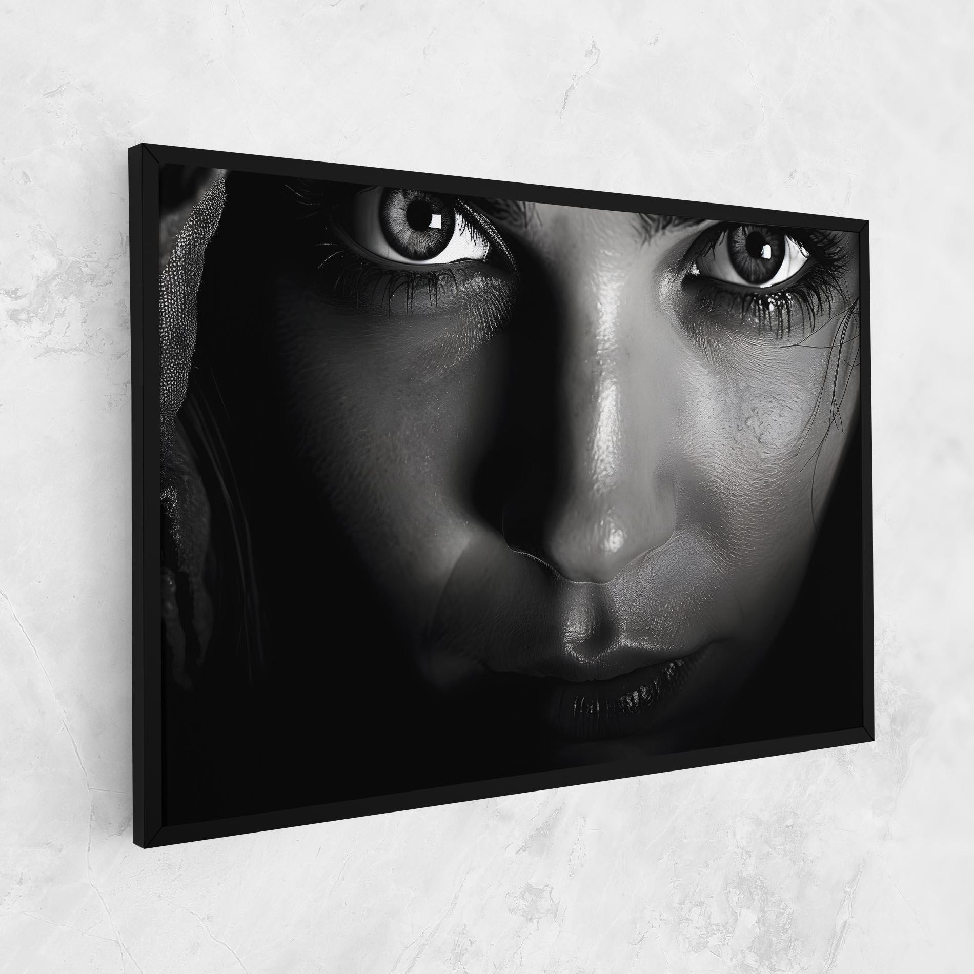 Tablou Canvas Closeup Portrait mockup 1
