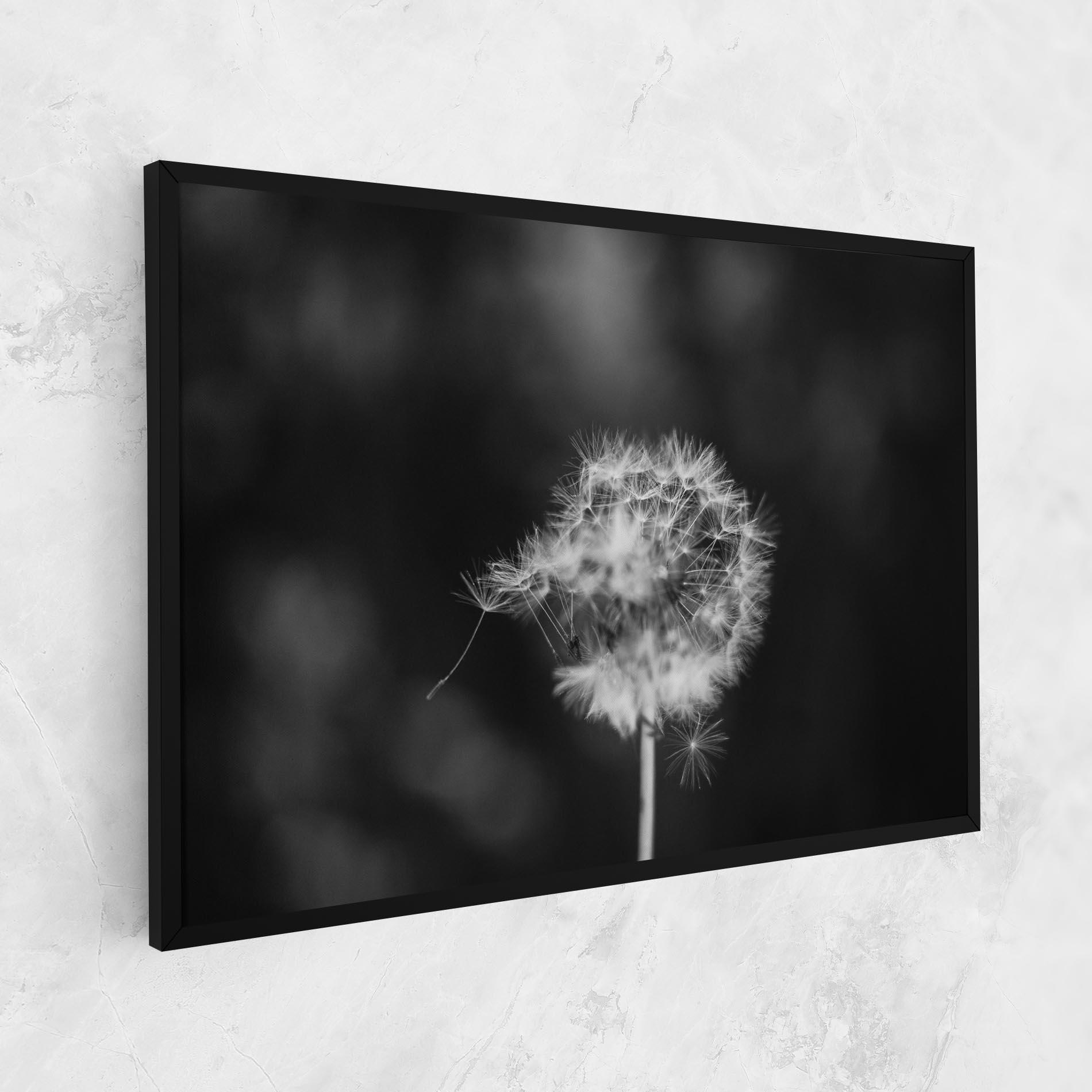 Tablou Canvas Grey Dandelion mockup 1
