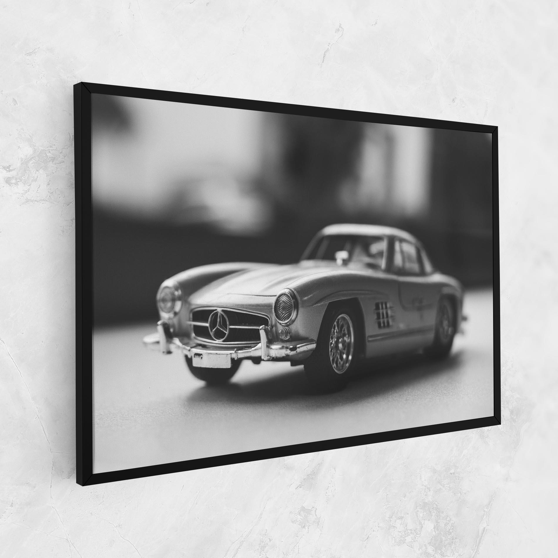 Tablou Canvas Grey Old Car mockup 1