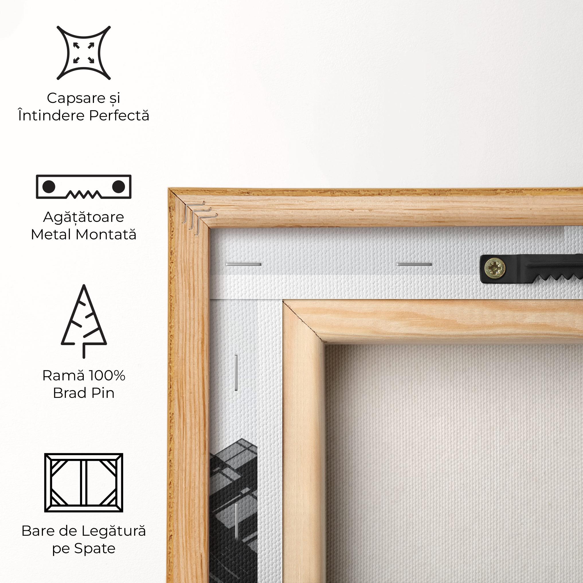 Tablou Canvas Black Building mockup 5