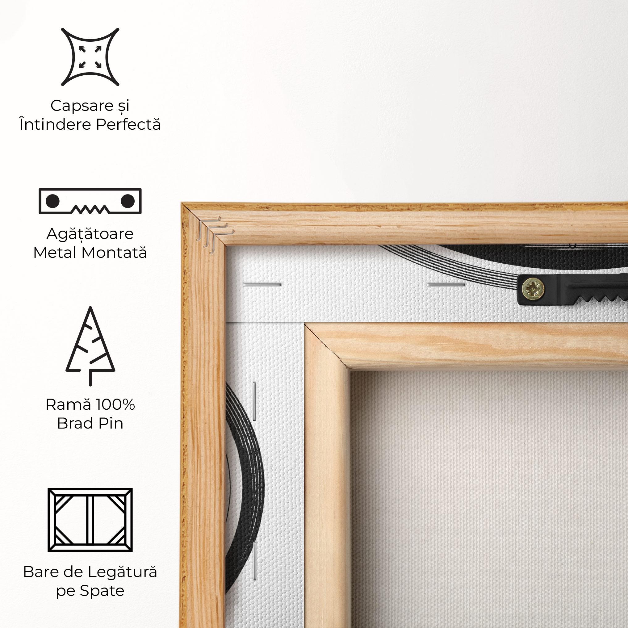 Tablou Canvas Black Compass mockup 5