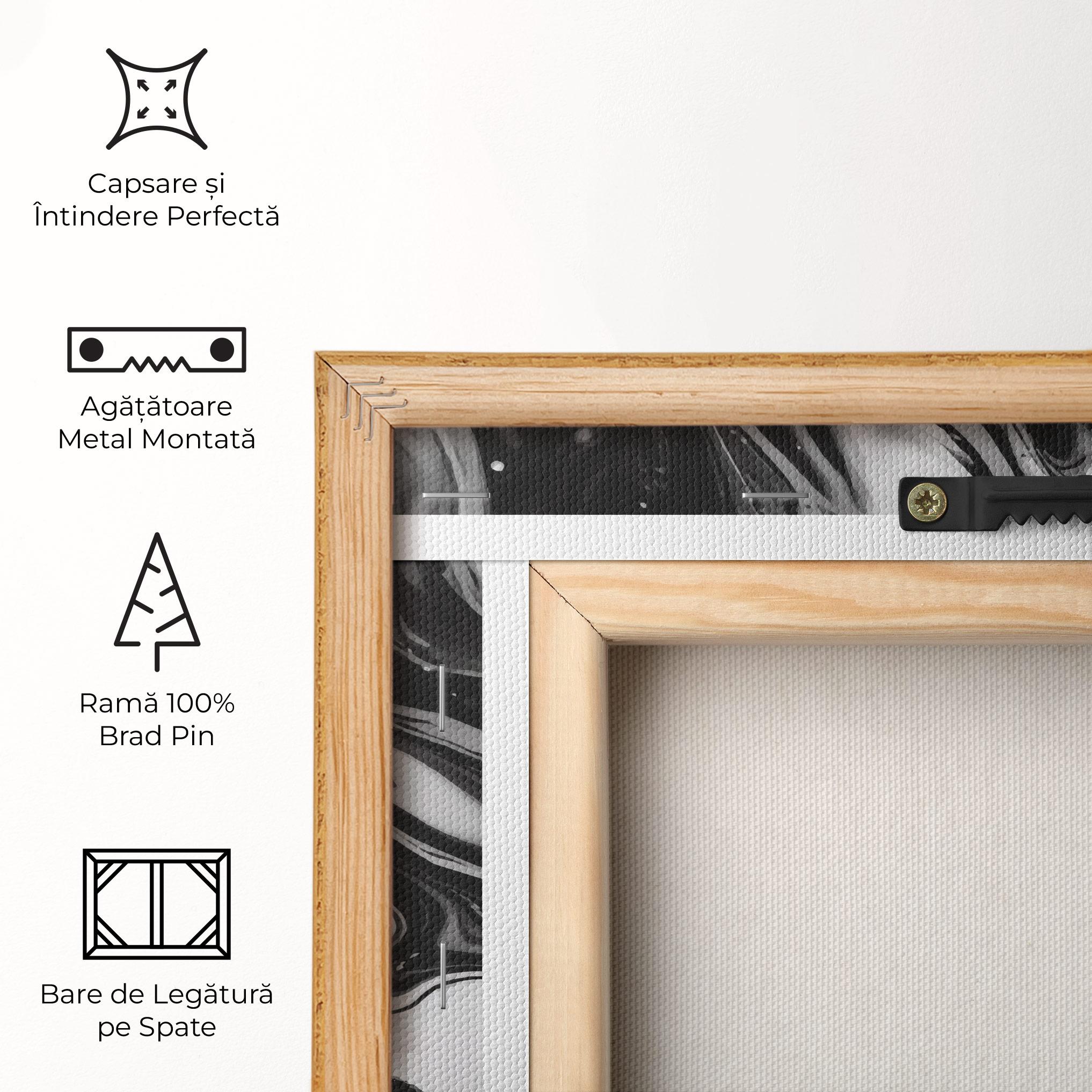 Tablou Canvas Grey Art Marble mockup 5