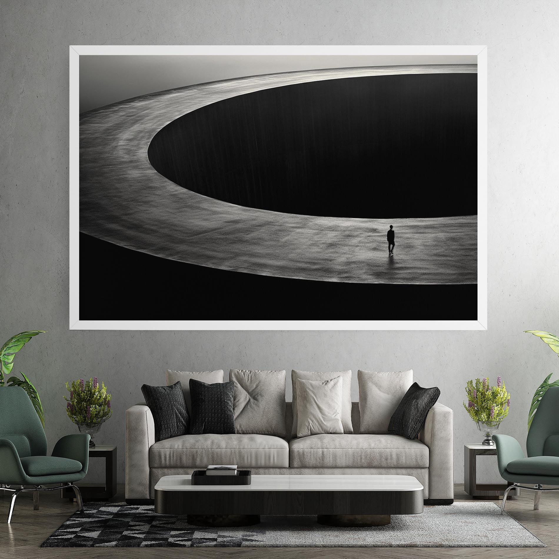 Man Walking mockup 7