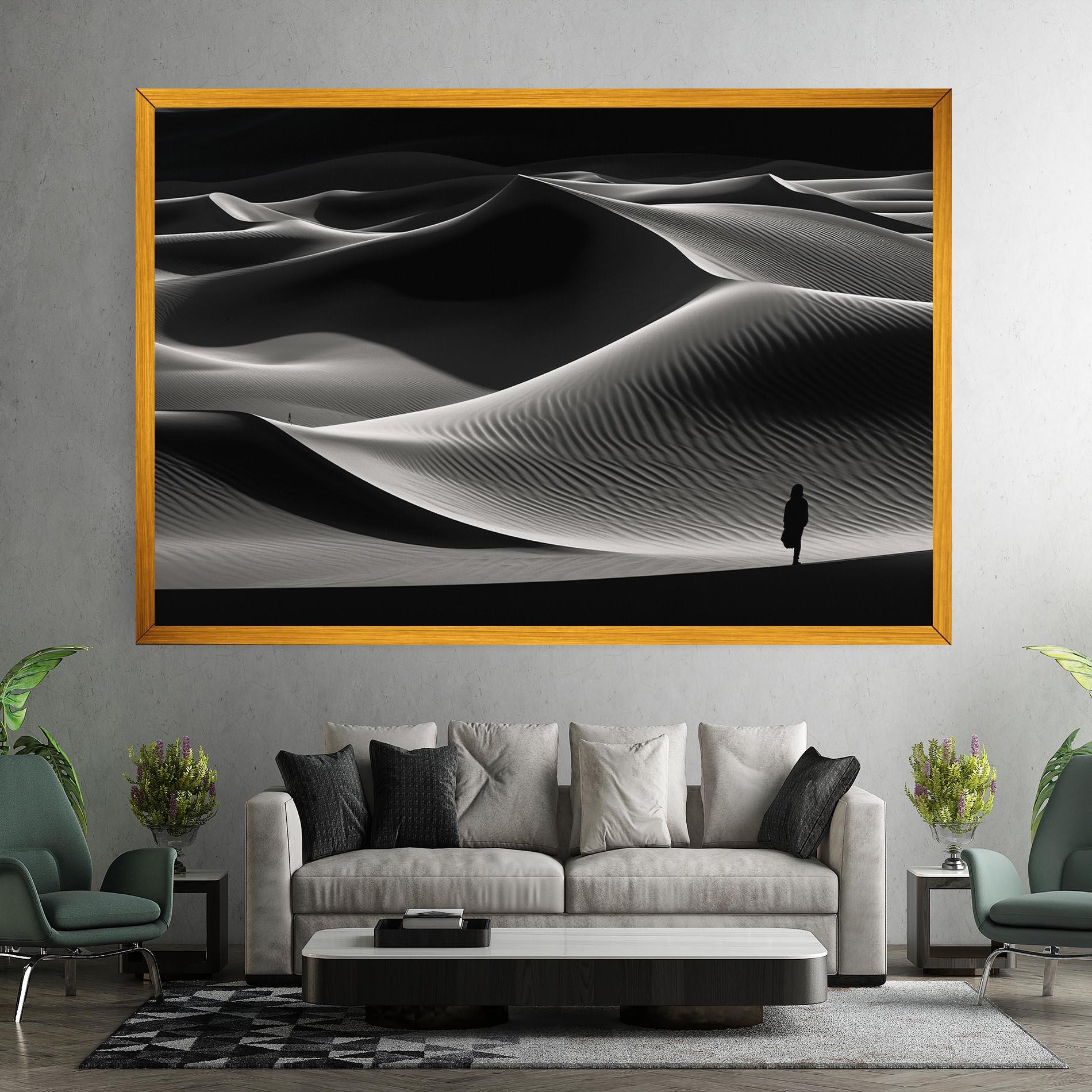 Tablou Canvas Dune Silhouette mockup 7