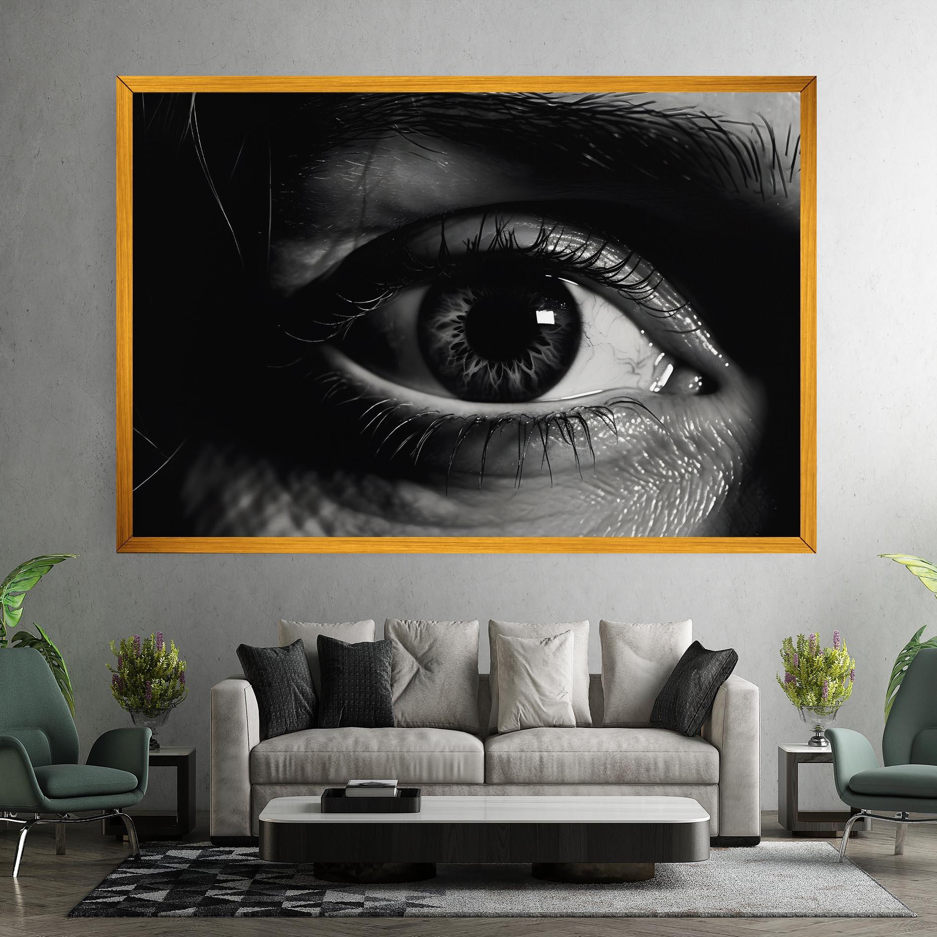 Tablou Canvas Eye Close Up mockup 7