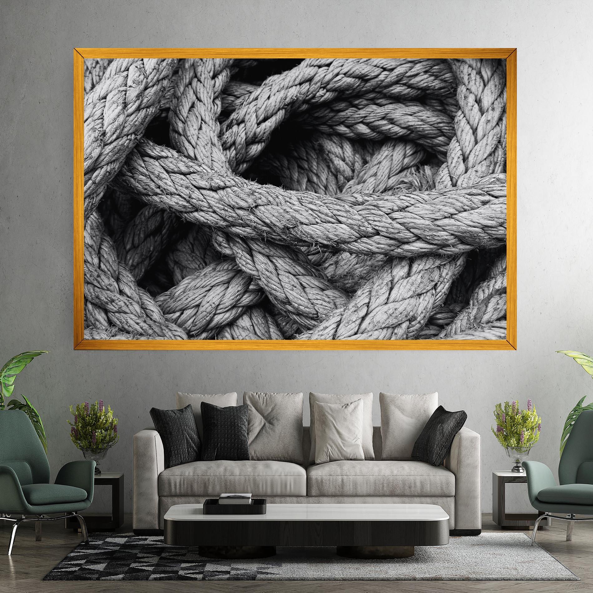 Tablou Canvas Gray String mockup 7