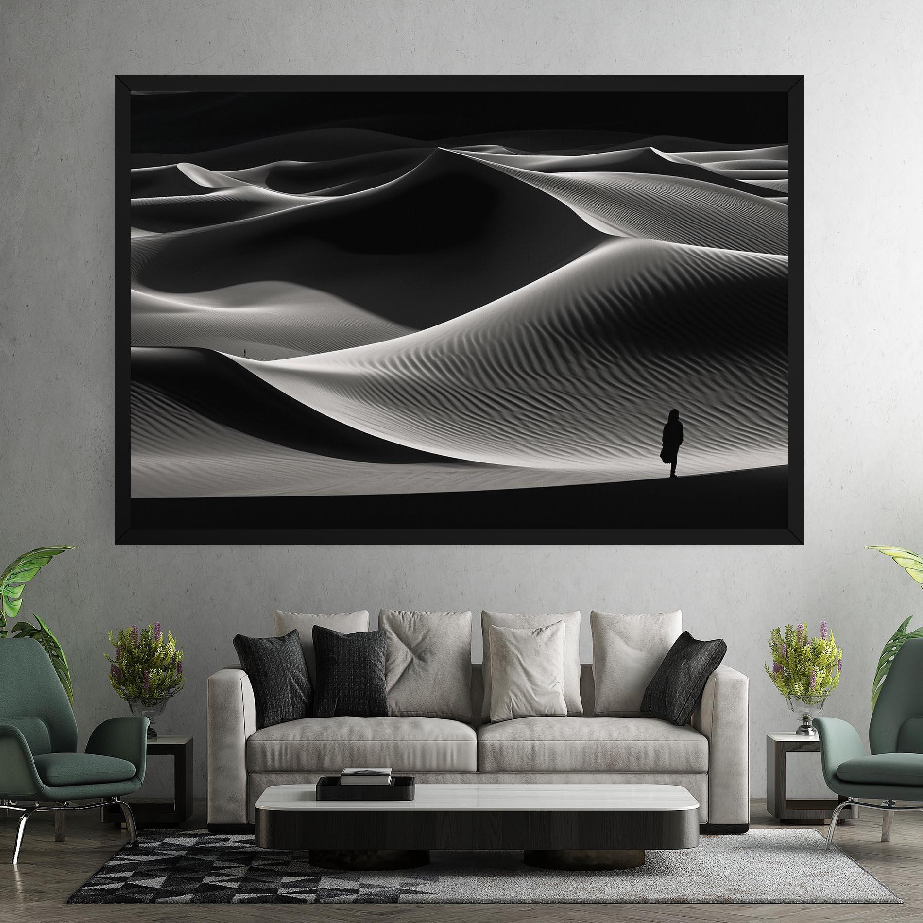 Tablou Canvas Dune Silhouette mockup 7