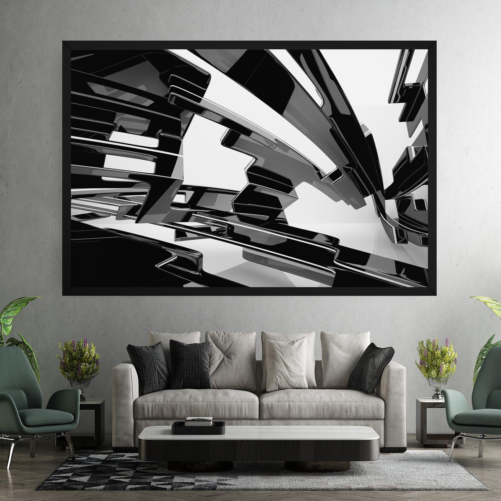 Tablou Canvas Glossy Sculpture mockup 7