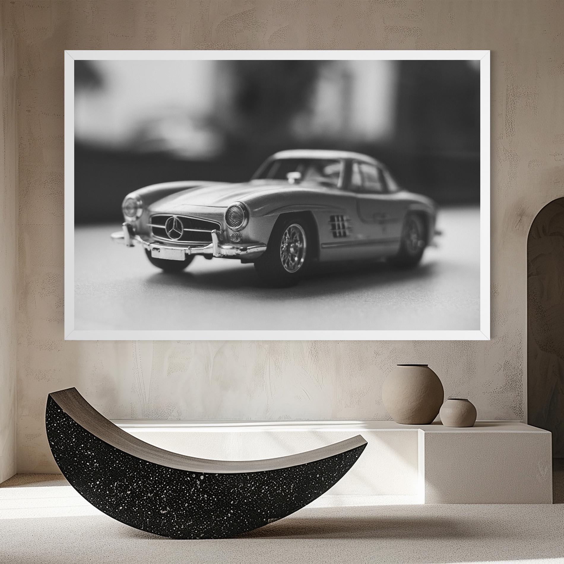Tablou Canvas Grey Old Car mockup 8