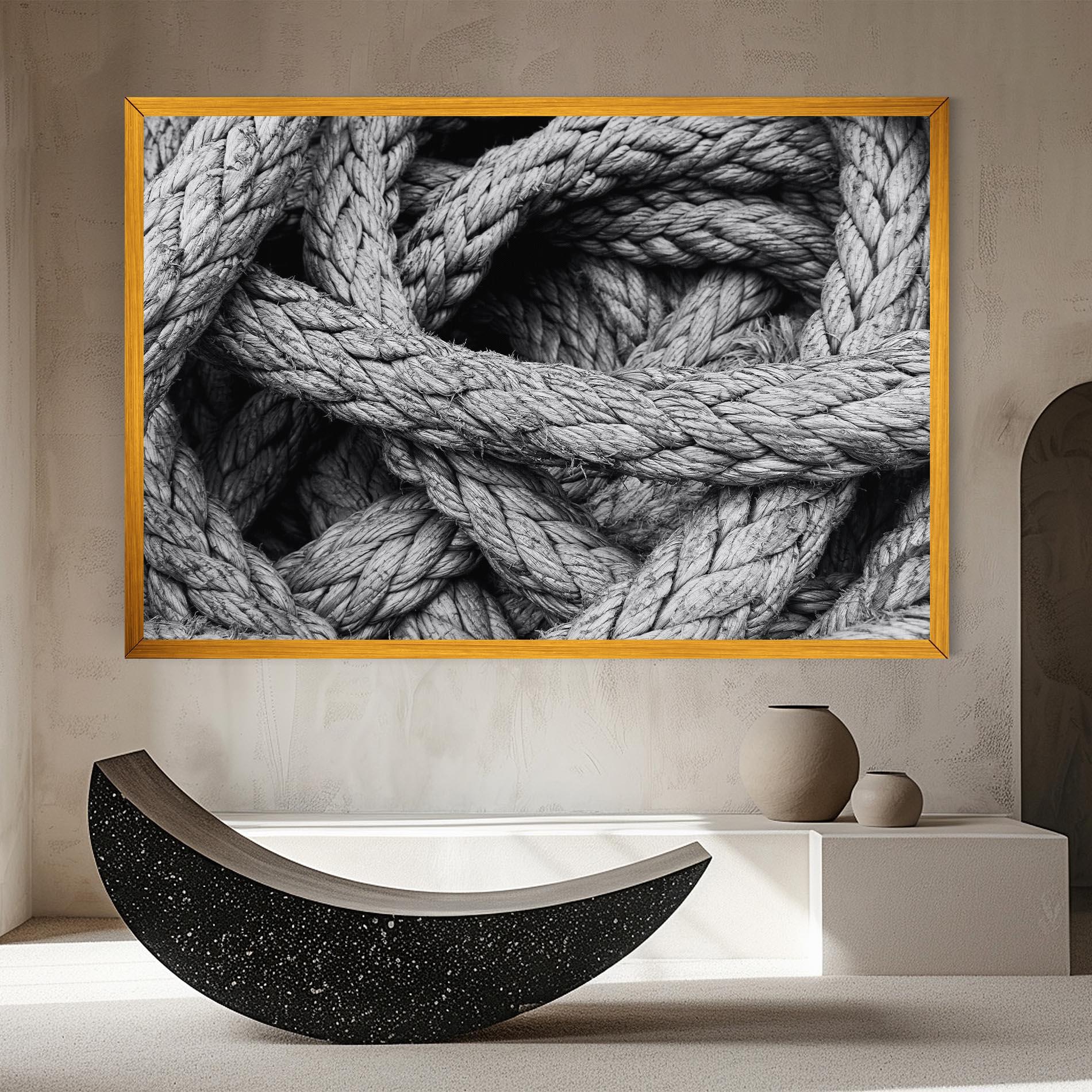 Tablou Canvas Gray String mockup 8