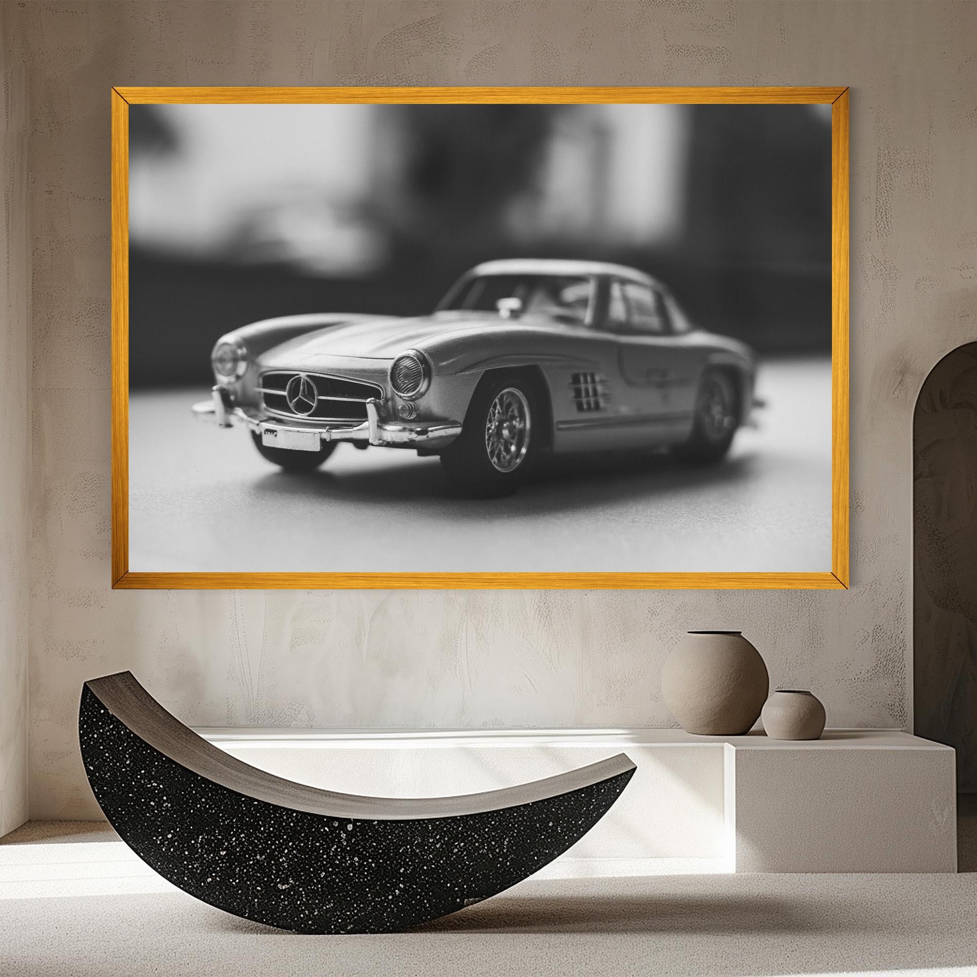 Tablou Canvas Grey Old Car mockup 8