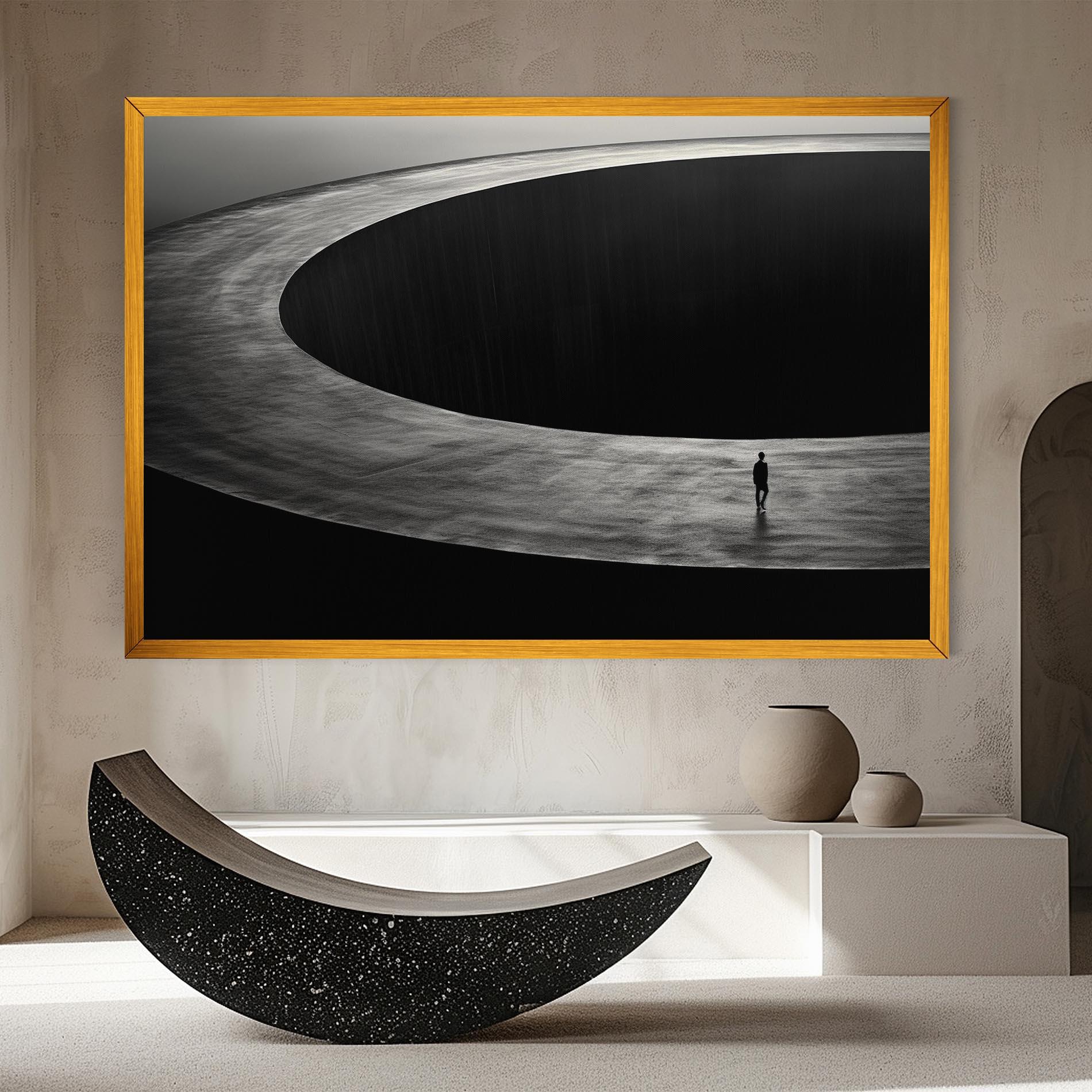 Tablou Canvas Man Walking mockup 8