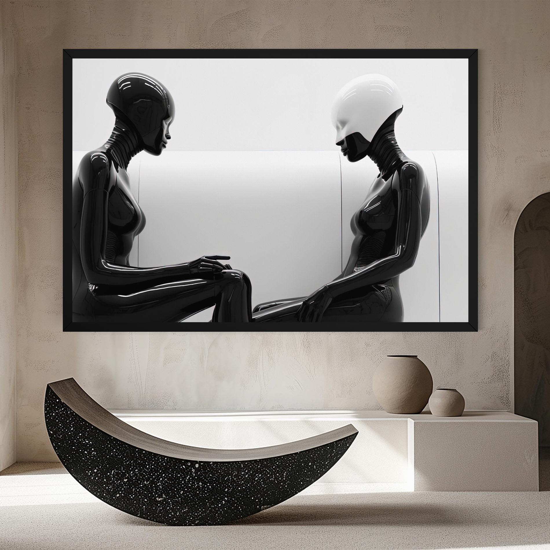 Tablou Canvas Black Mannequin mockup 8