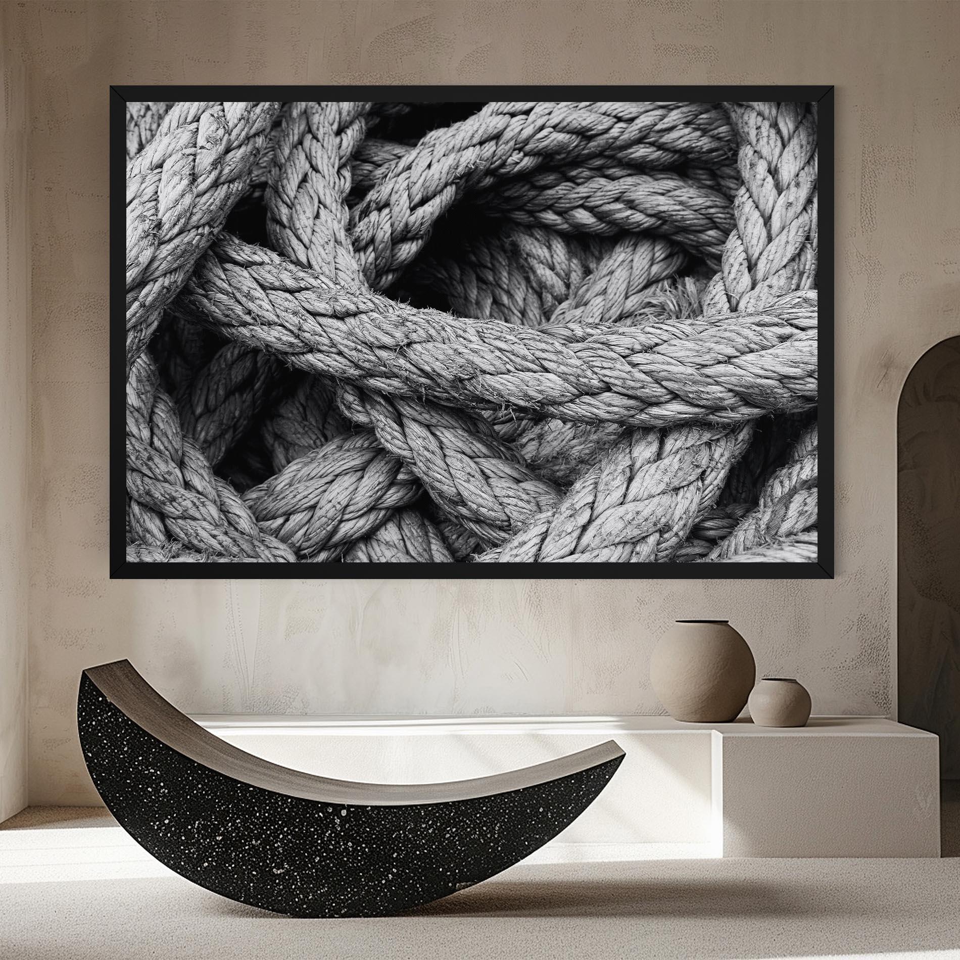 Tablou Canvas Gray String mockup 8