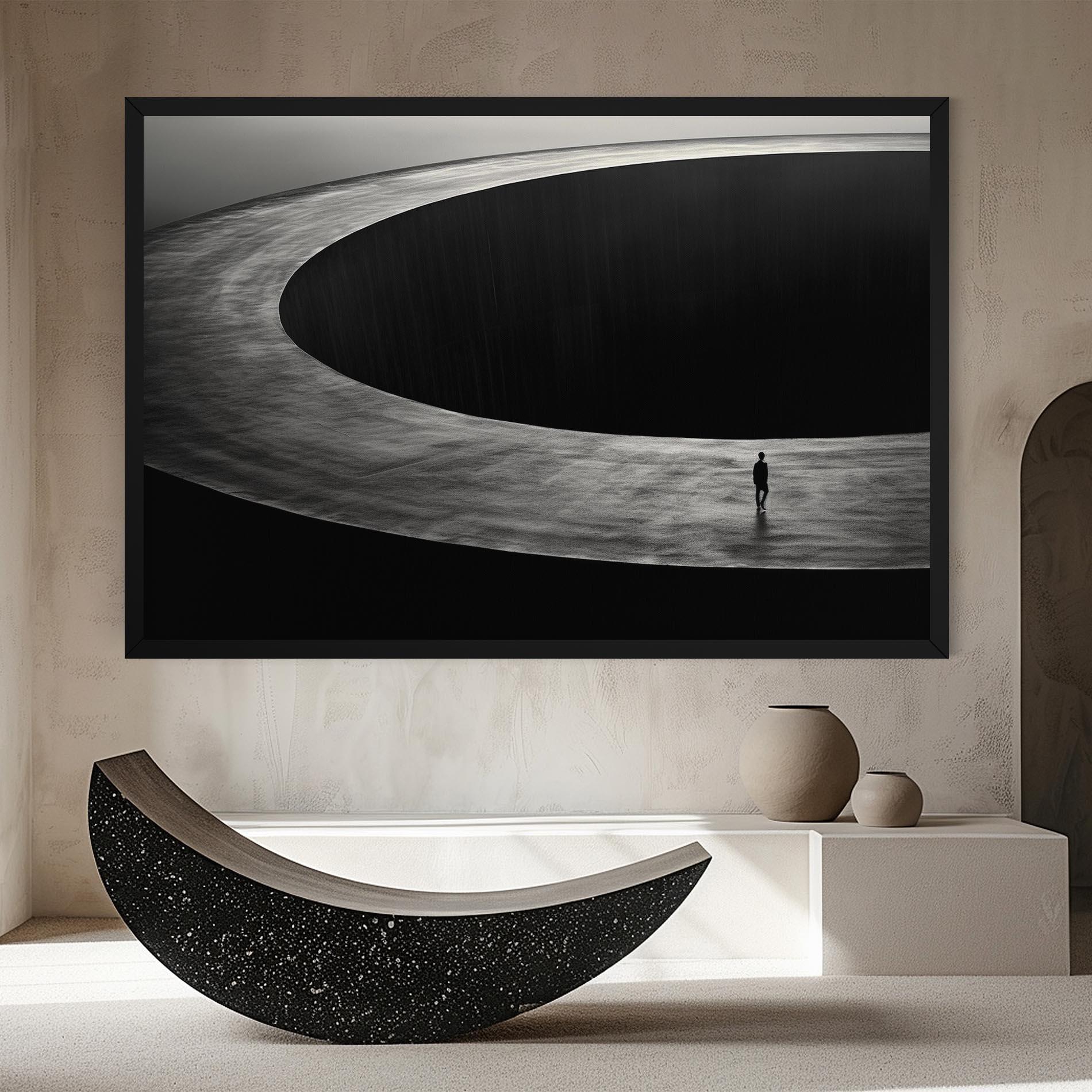 Tablou Canvas Man Walking mockup 8