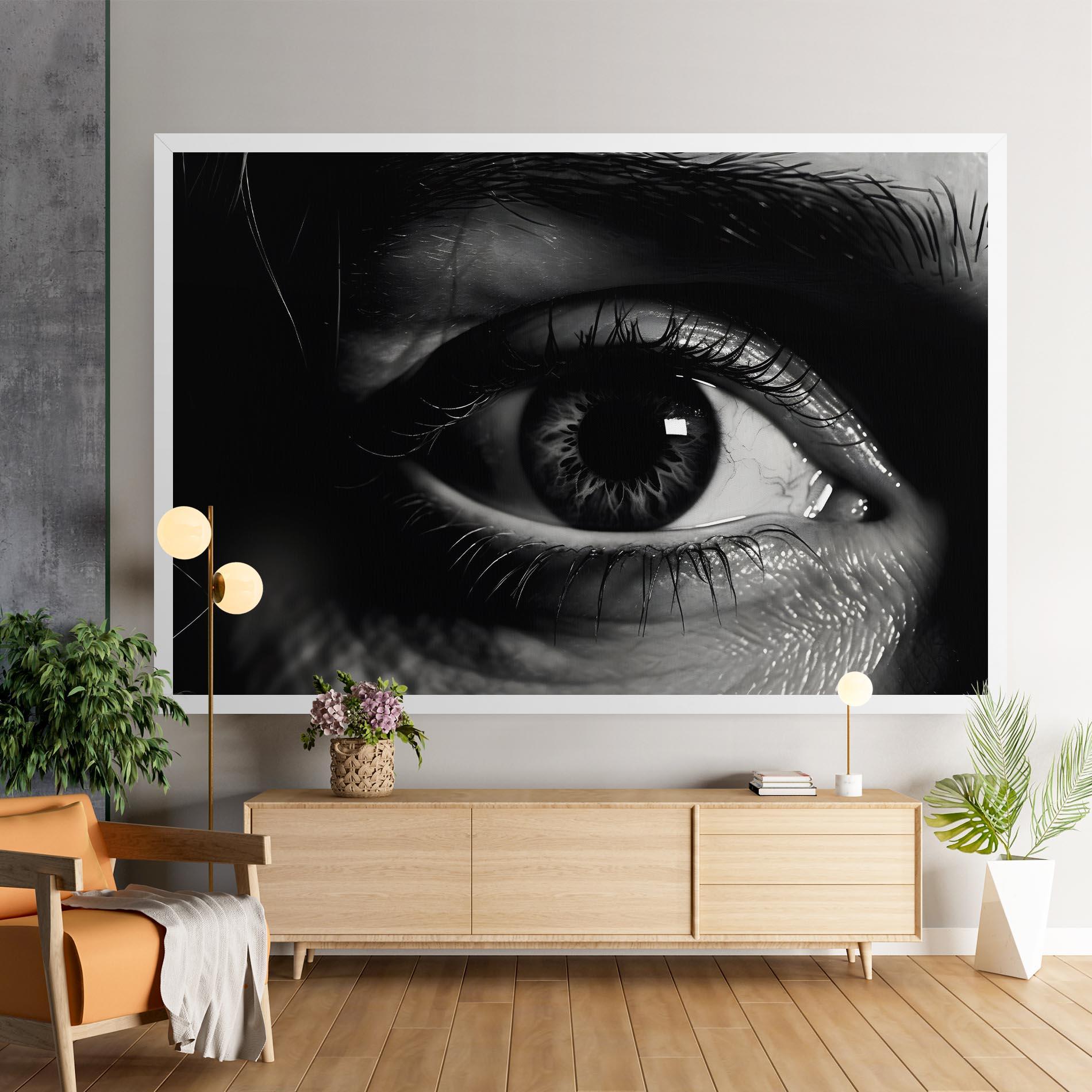 Tablou Canvas Eye Close Up mockup 9