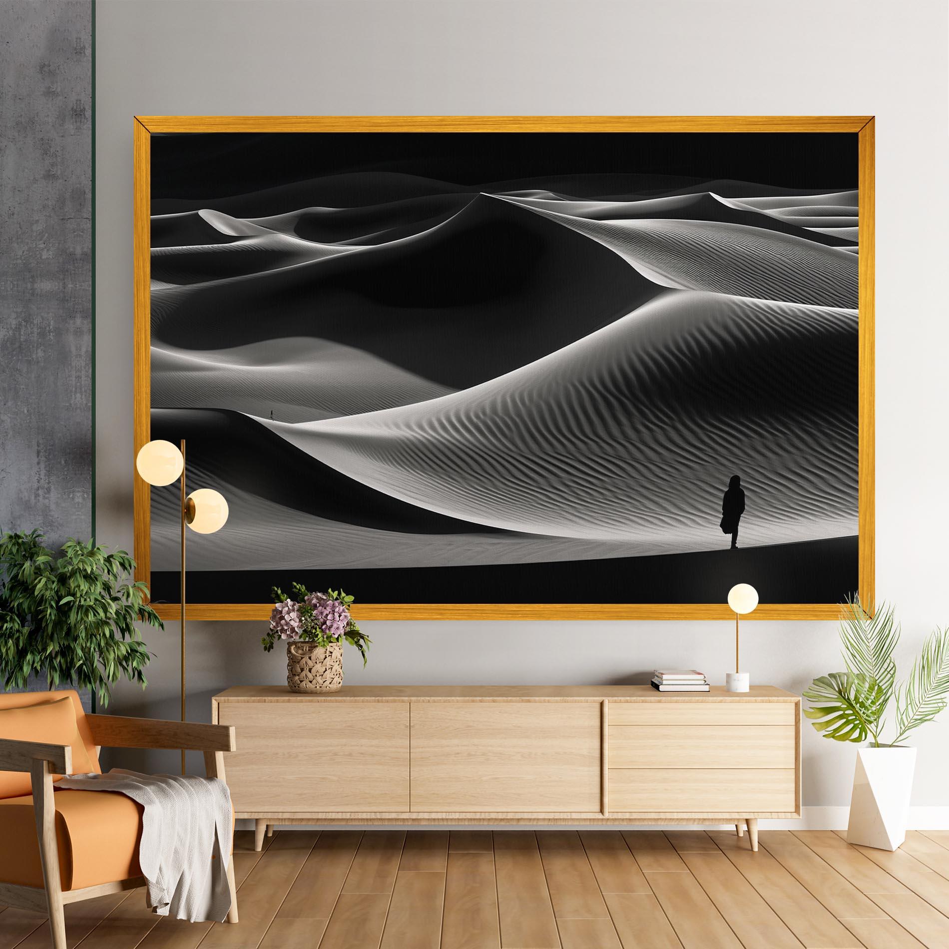 Tablou Canvas Dune Silhouette mockup 9
