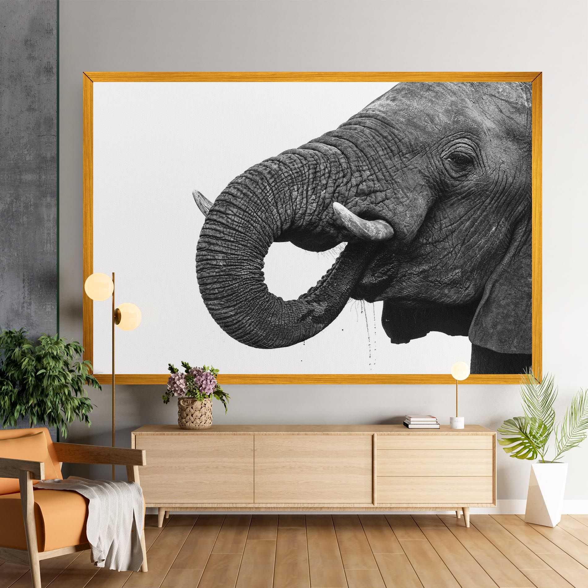 Elephant Drinking mockup 9