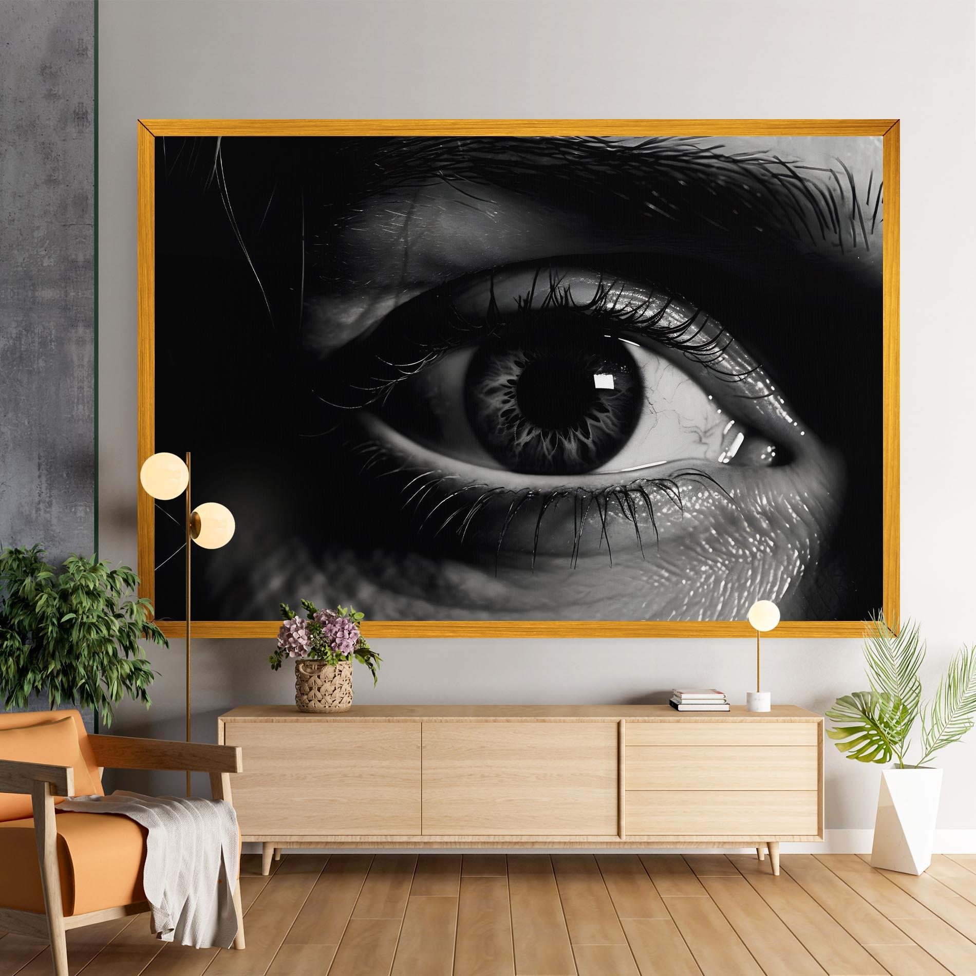 Tablou Canvas Eye Close Up mockup 9