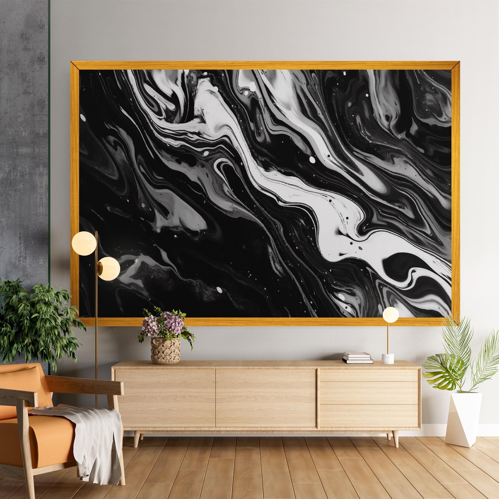 Grey Art Marble mockup 9