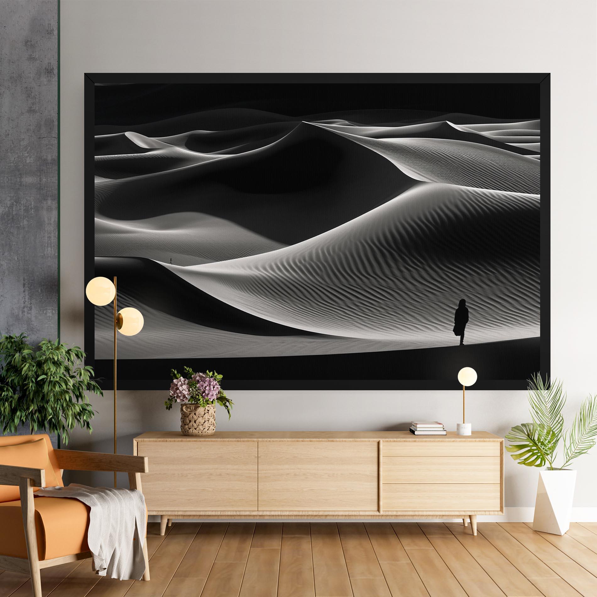 Tablou Canvas Dune Silhouette mockup 9