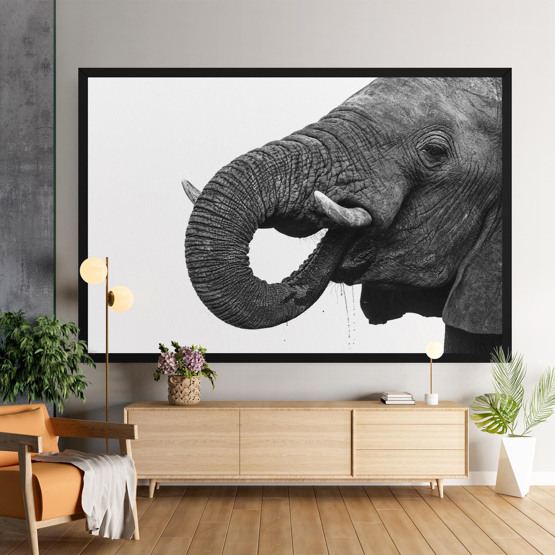 Elephant Drinking mockup 9