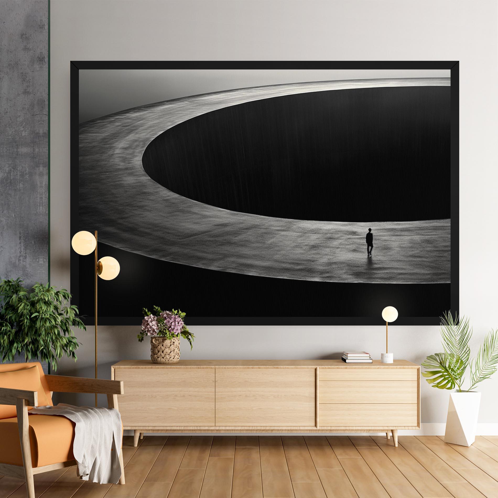 Tablou Canvas Man Walking mockup 9