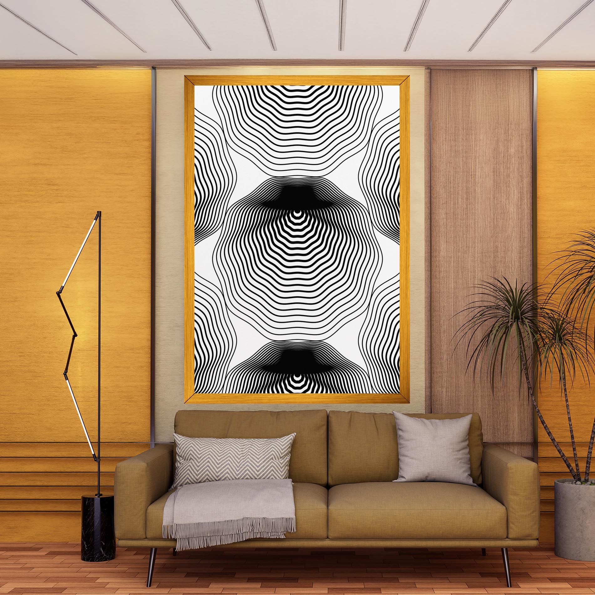 Black Line Art mockup 9