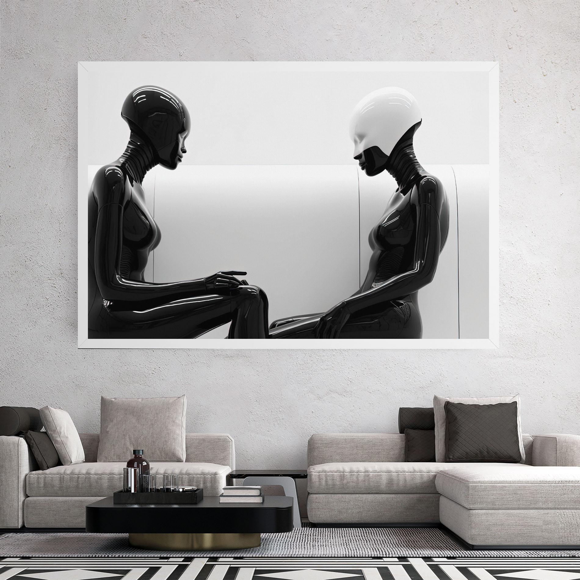 Tablou Canvas Black Mannequin mockup 2