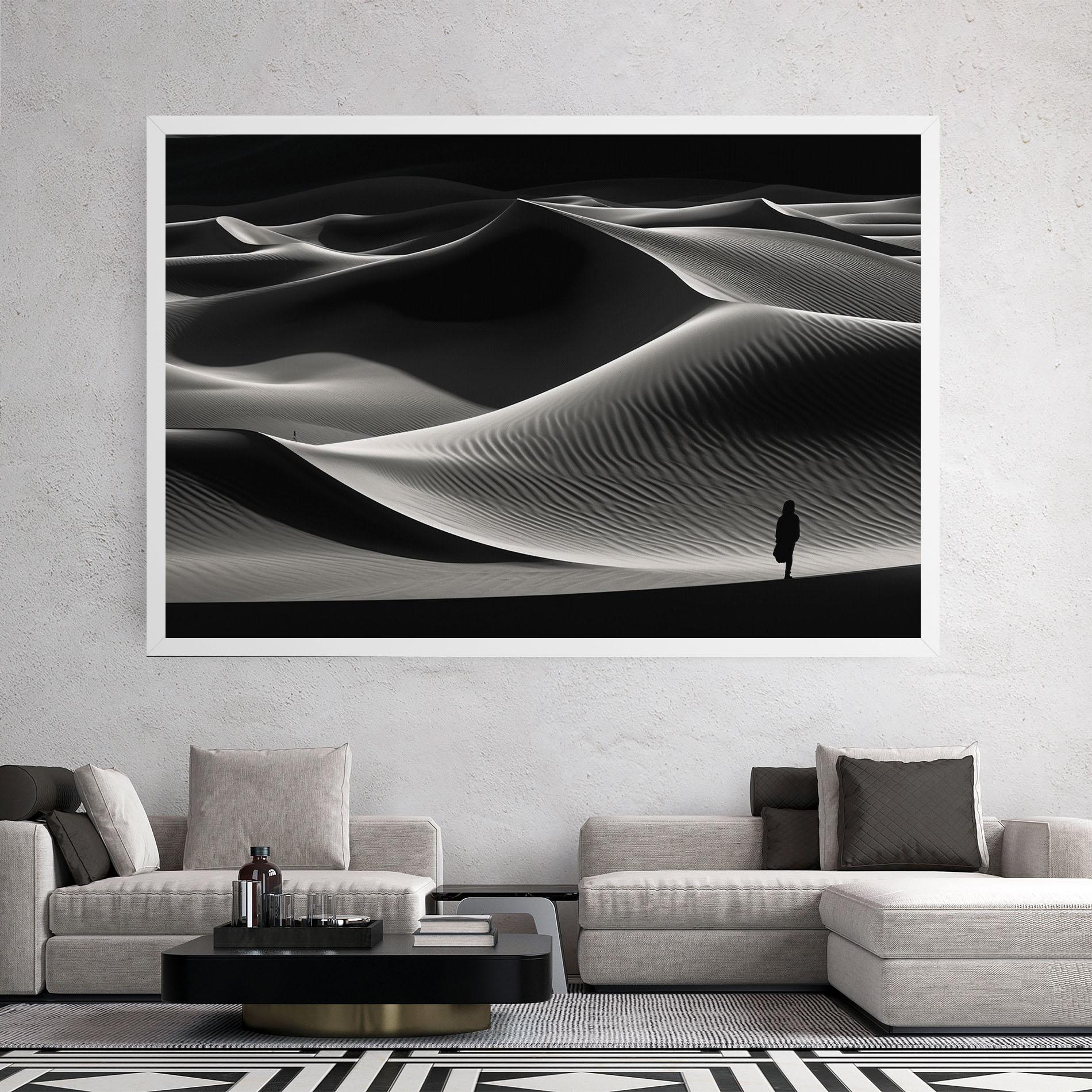Tablou Canvas Dune Silhouette mockup 2