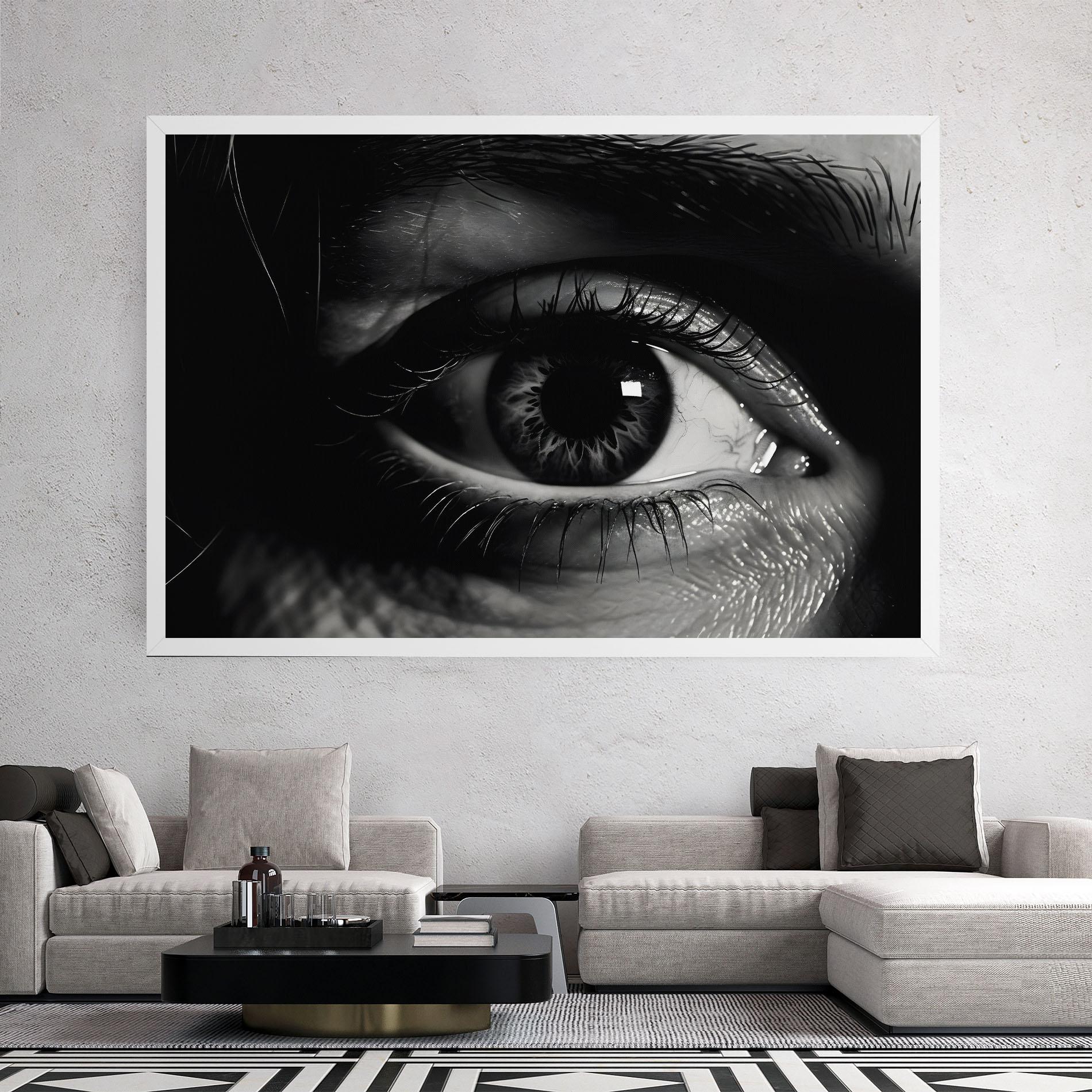 Tablou Canvas Eye Close Up mockup 2