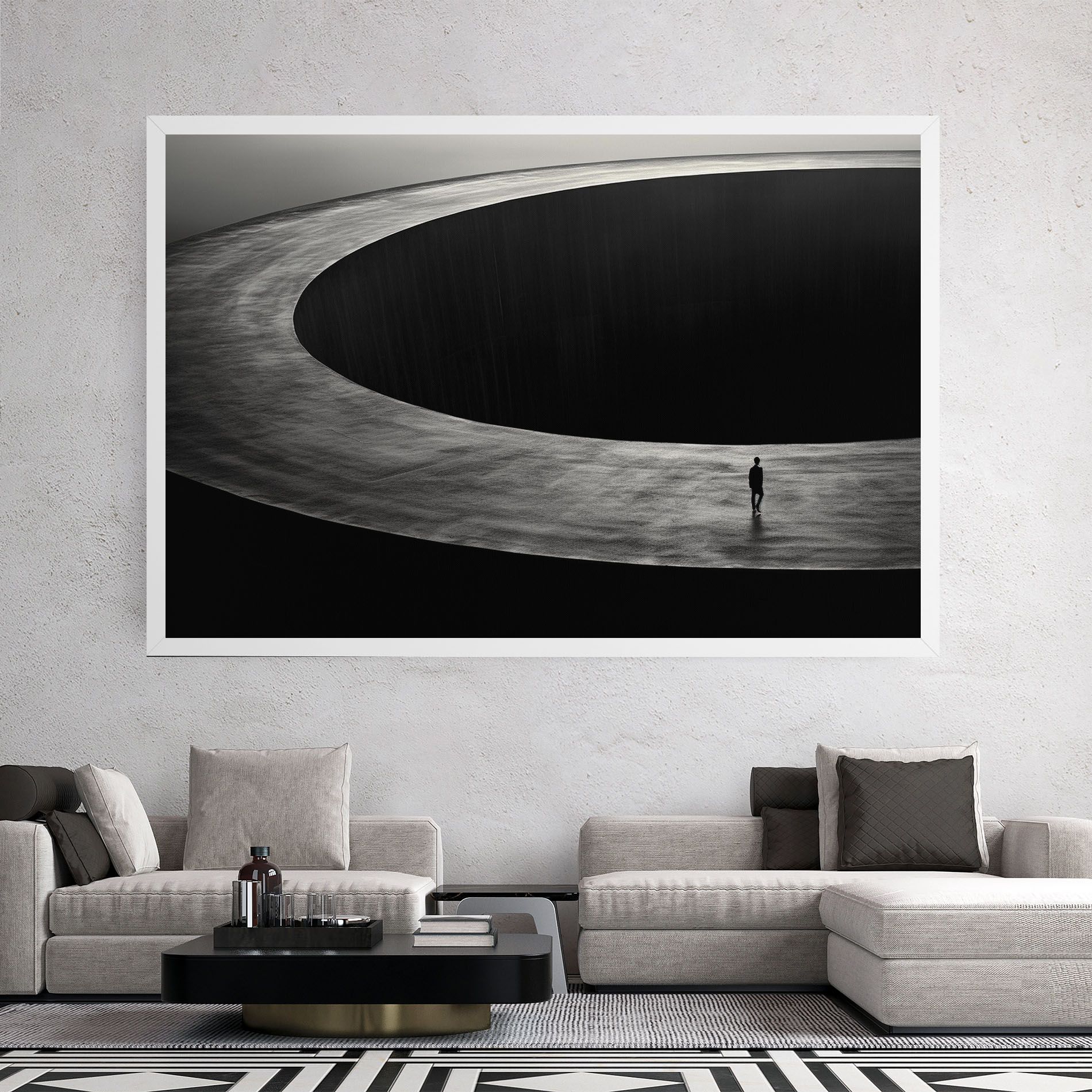 Man Walking mockup 2