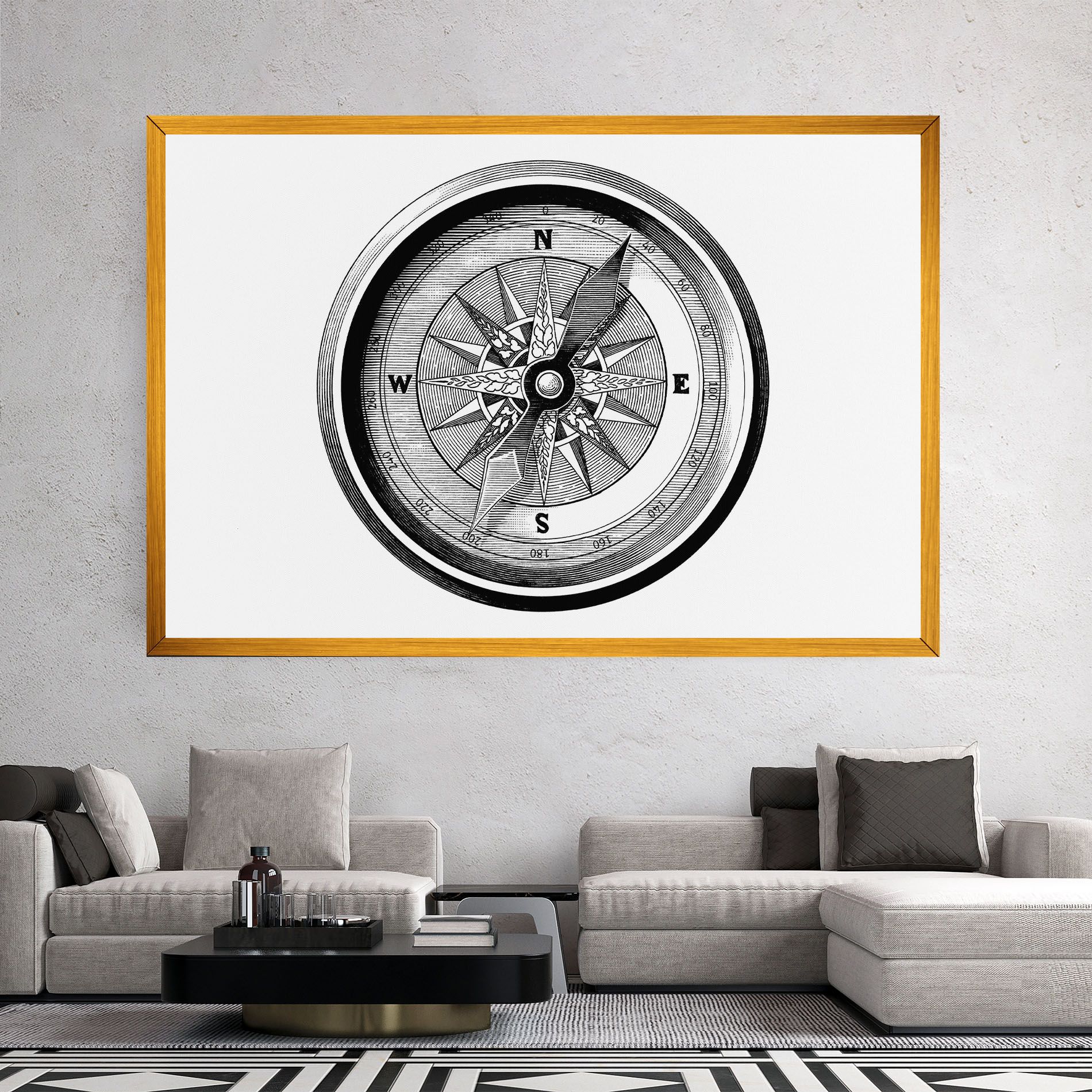 Black Compass mockup 2