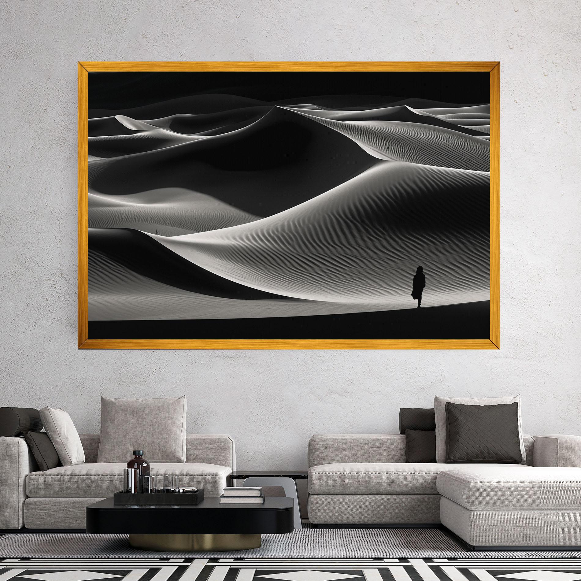 Tablou Canvas Dune Silhouette mockup 2