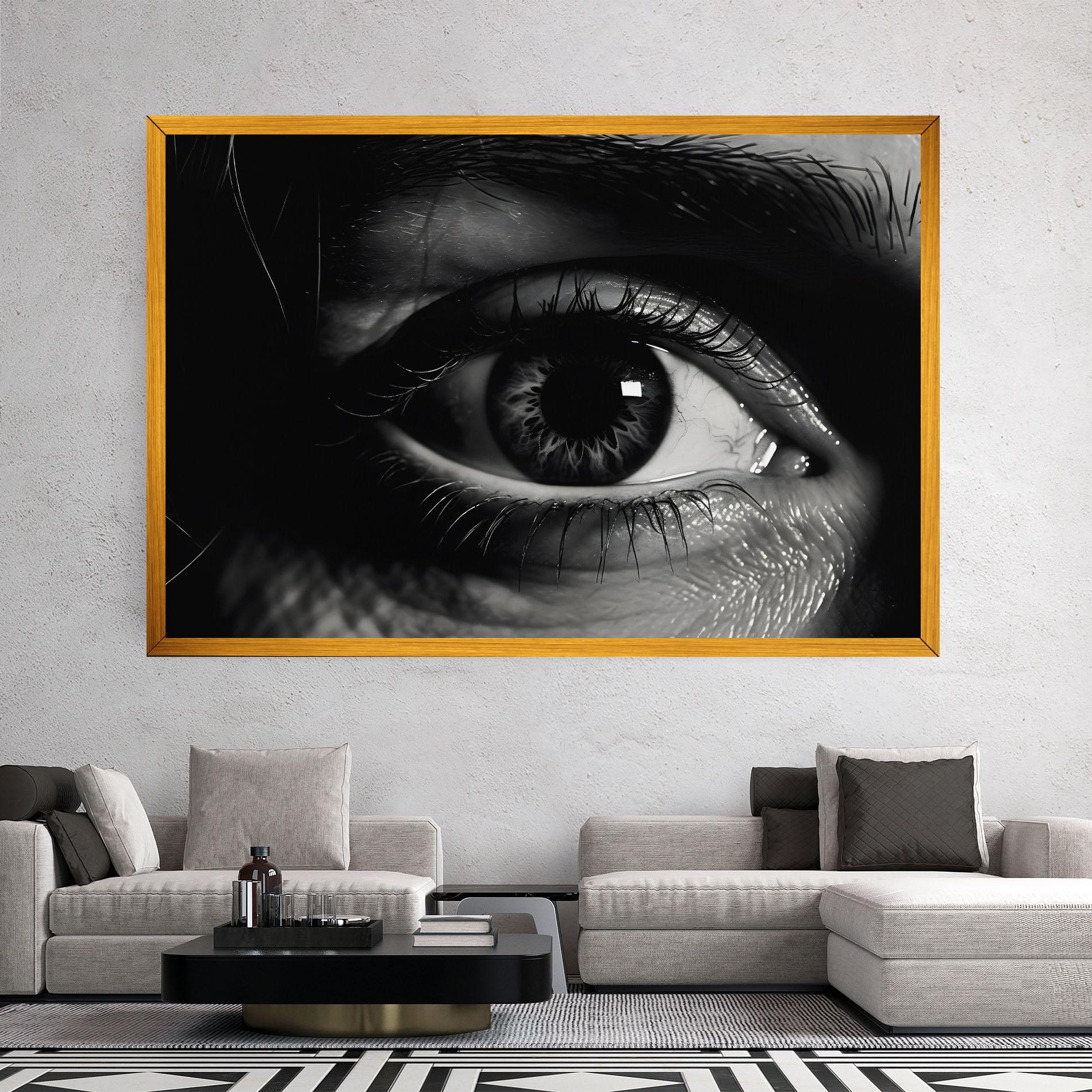 Tablou Canvas Eye Close Up mockup 2