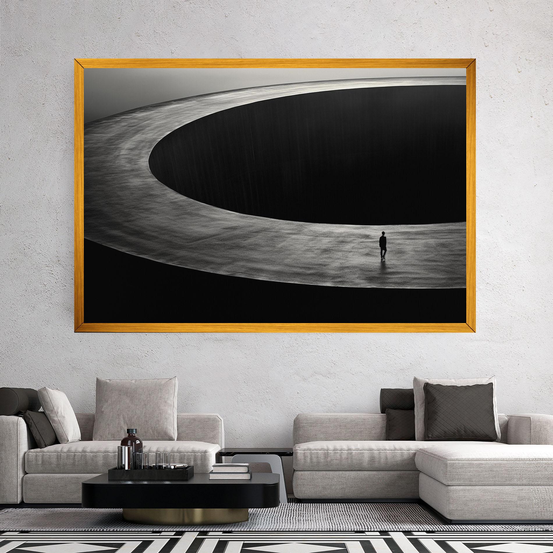 Tablou Canvas Man Walking mockup 2