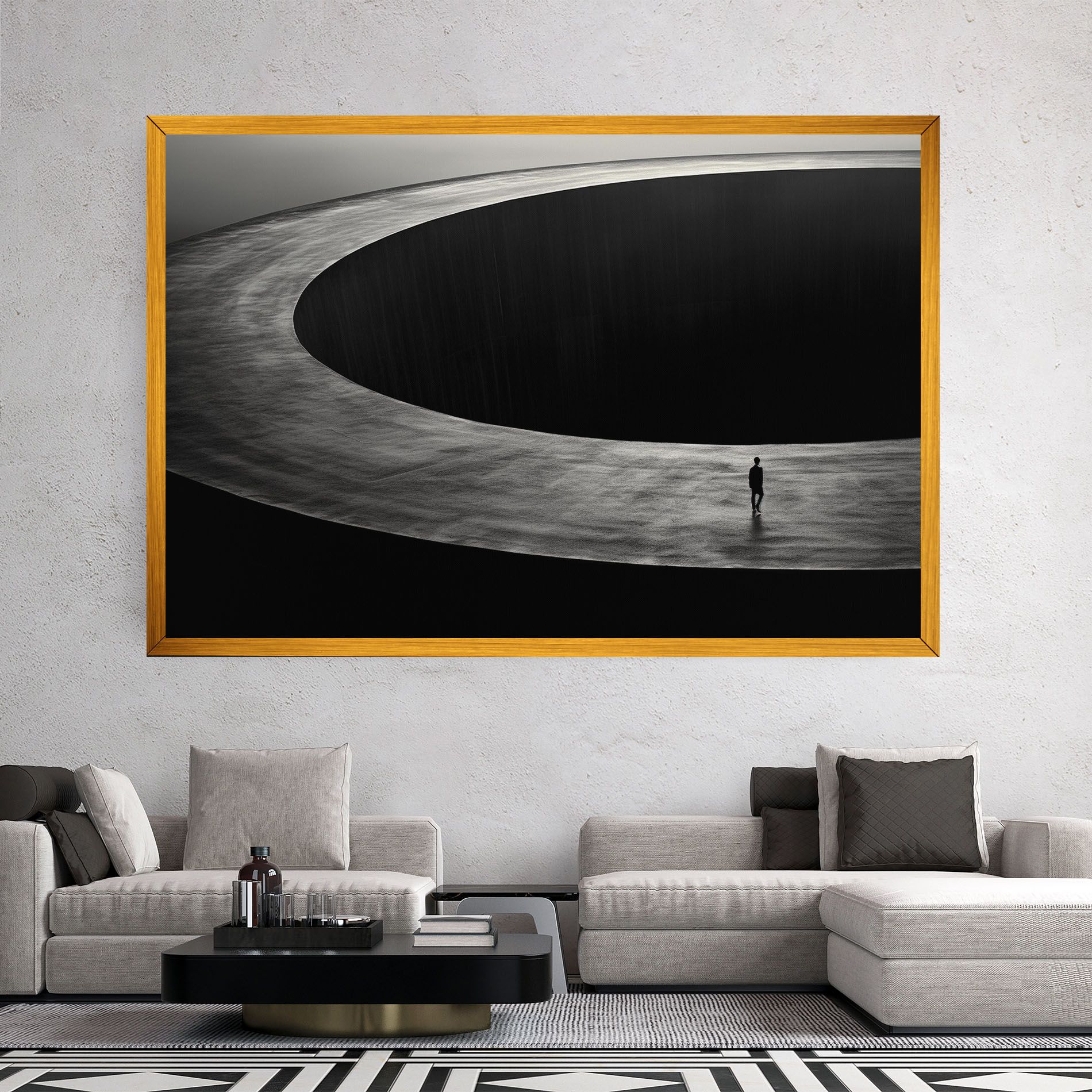 Man Walking mockup 2