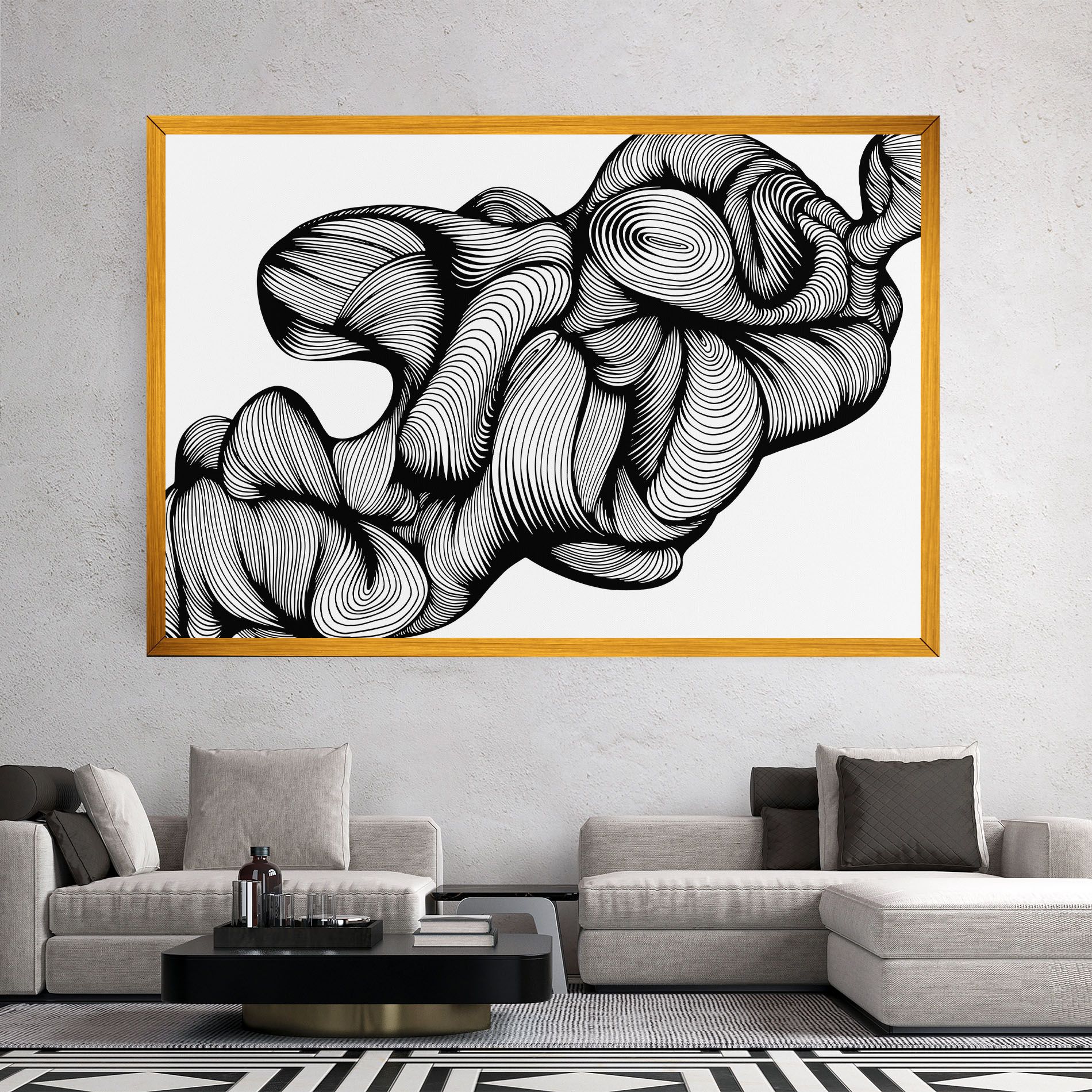 Monochrome Doodle mockup 2