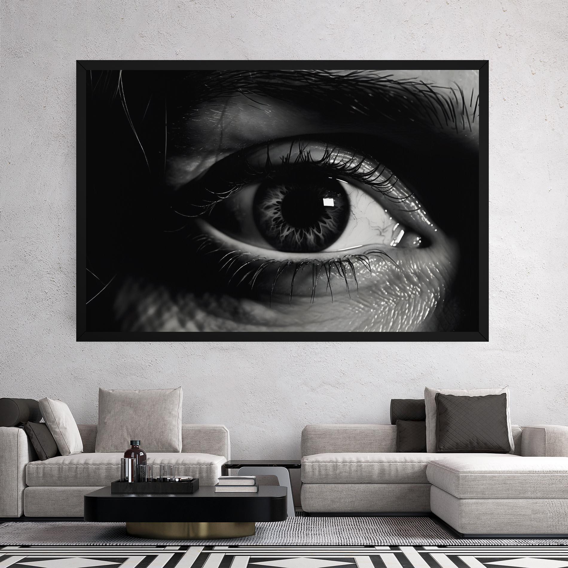 Tablou Canvas Eye Close Up mockup 2