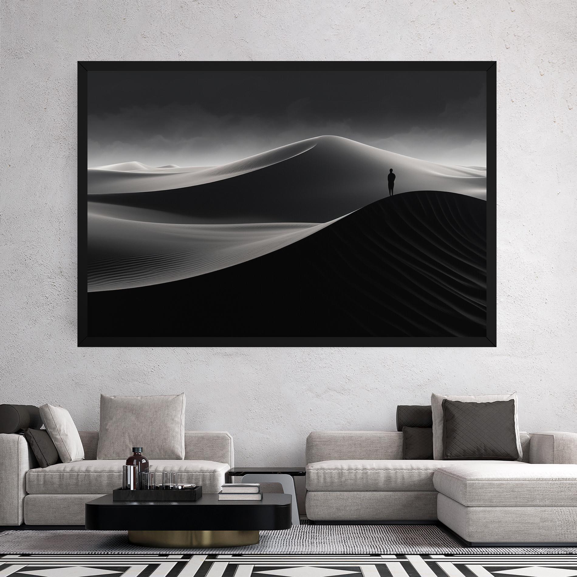 Tablou Canvas Grey Dune mockup 2
