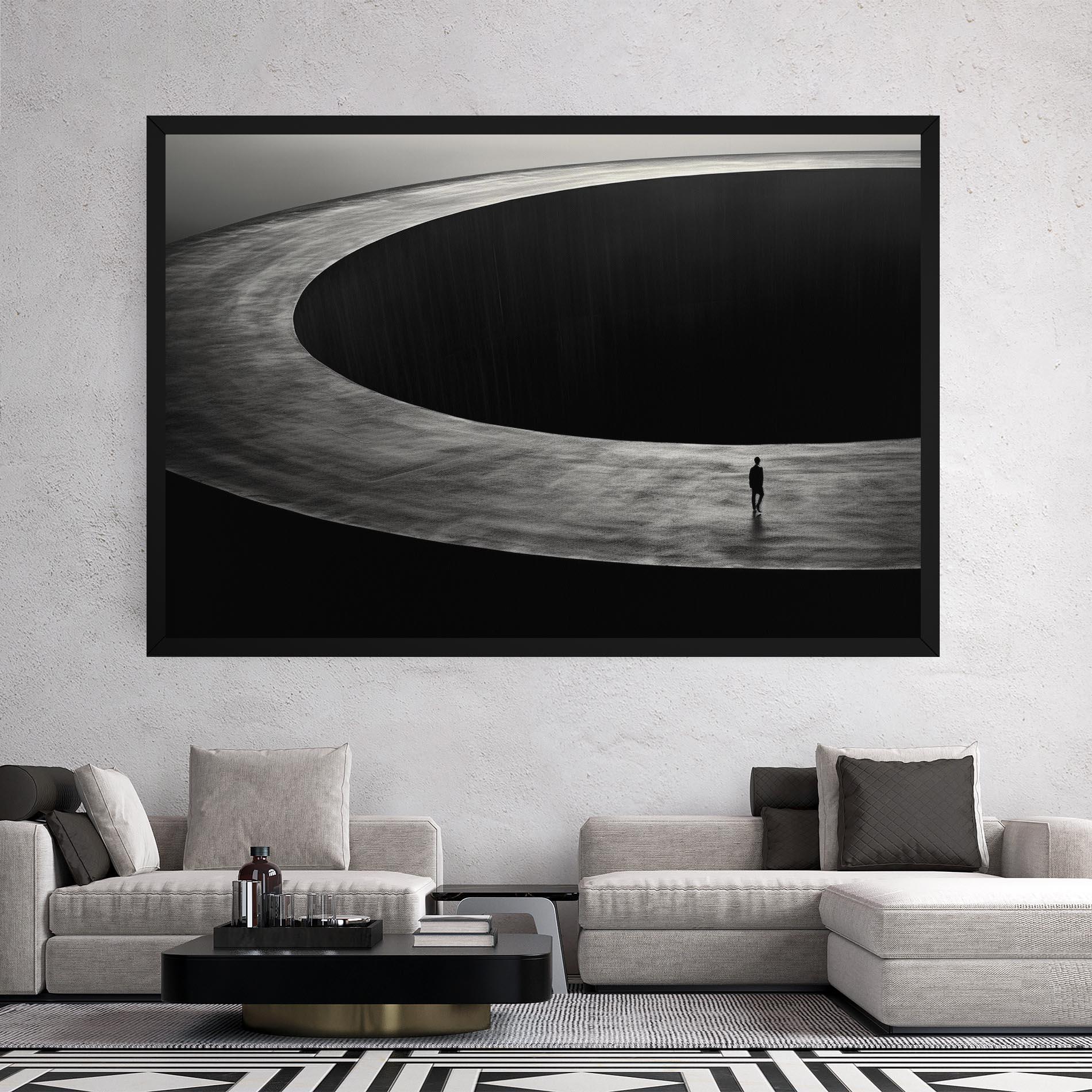 Tablou Canvas Man Walking mockup 2