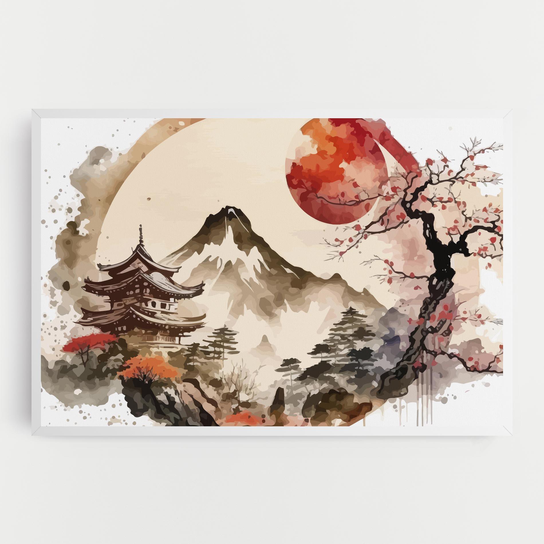Tablou Canvas Asiatic Blossom View mockup 0