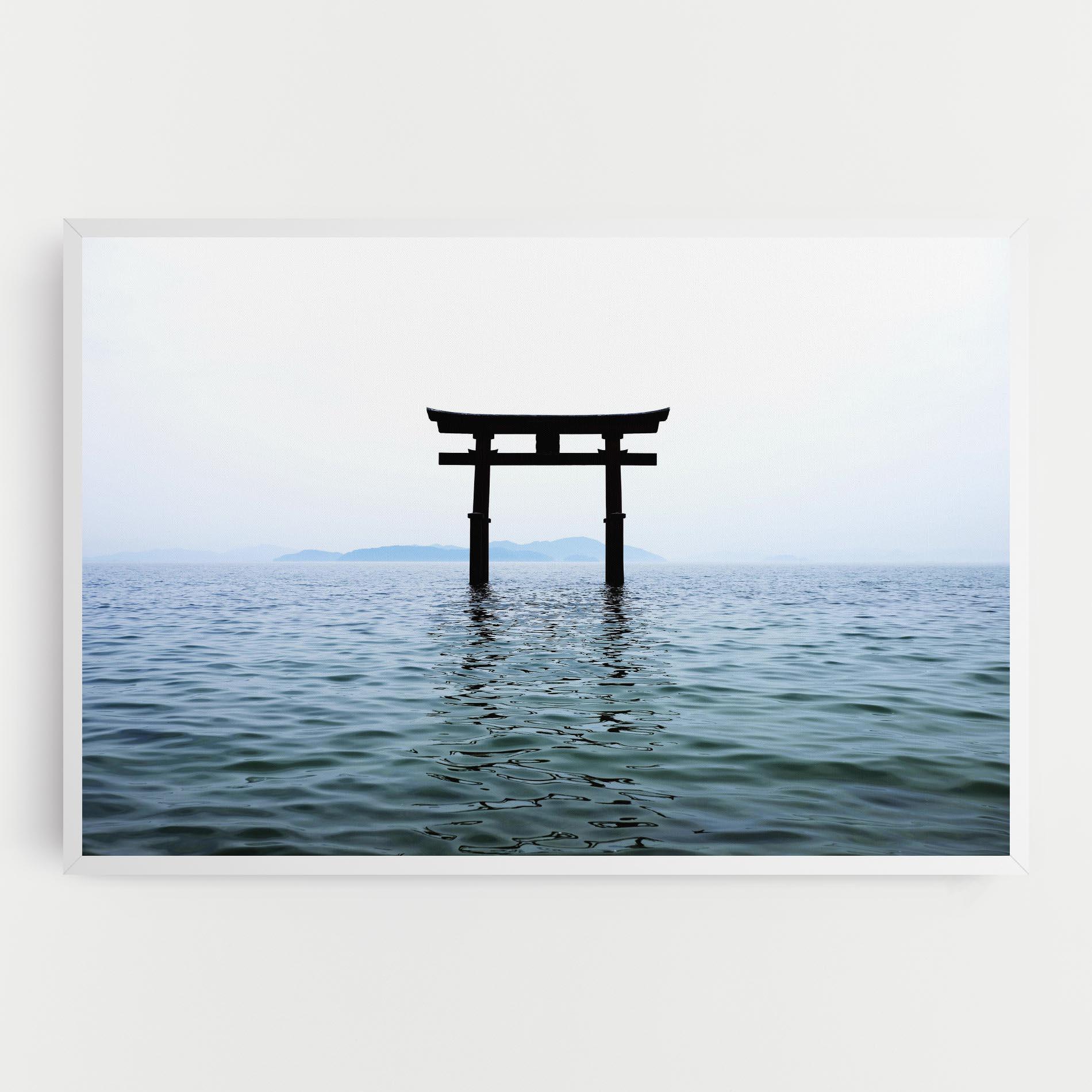 Tablou Canvas Japan Lake Gate mockup 0
