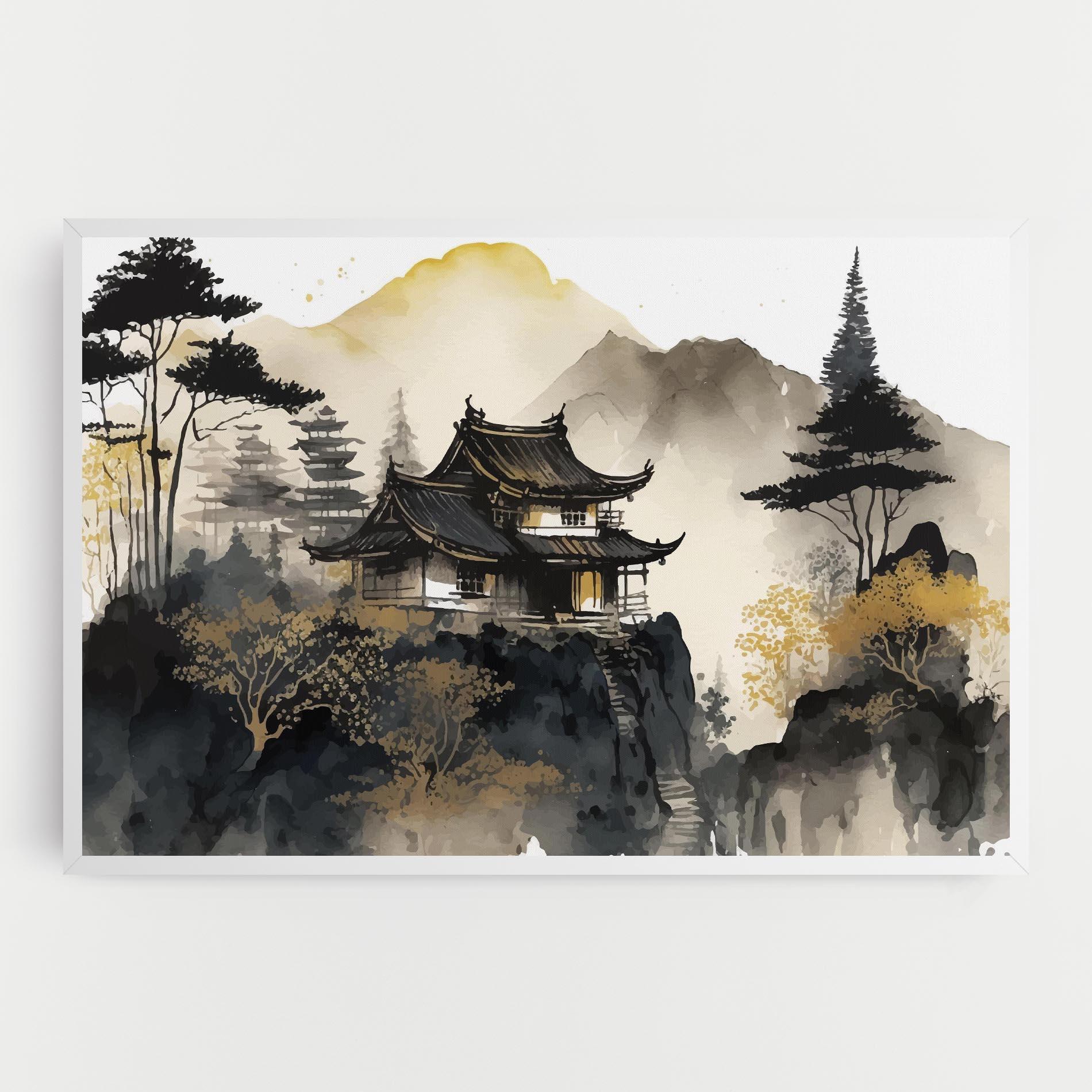 Tablou Canvas Japanese Temple mockup 0